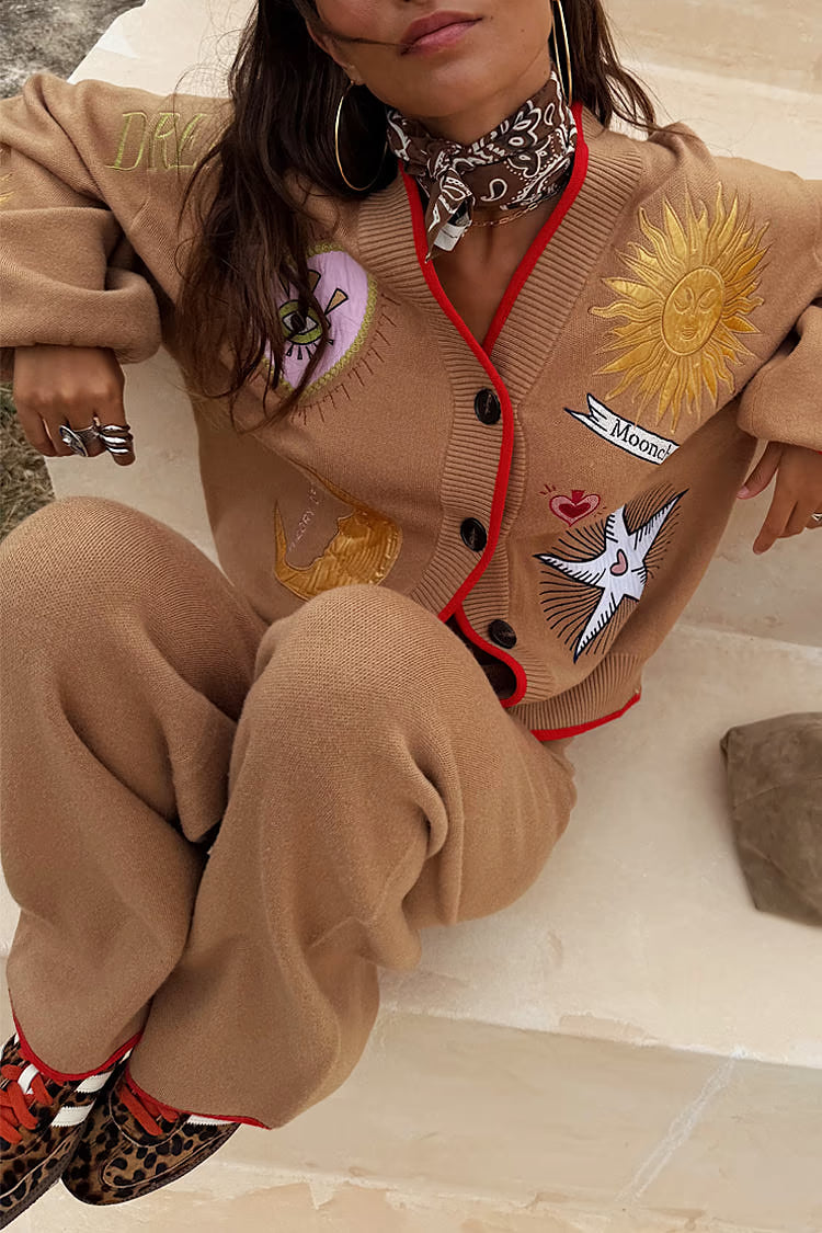 Camel Mystical Cardigan