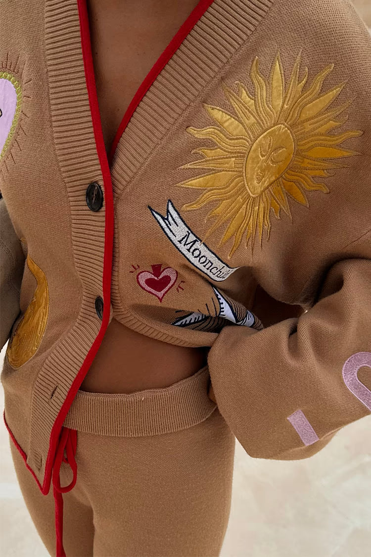 Camel Mystical Cardigan
