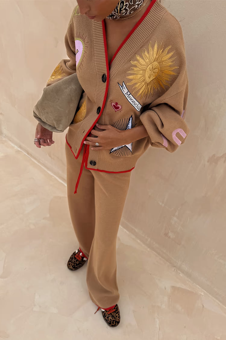 Camel Mystical Cardigan