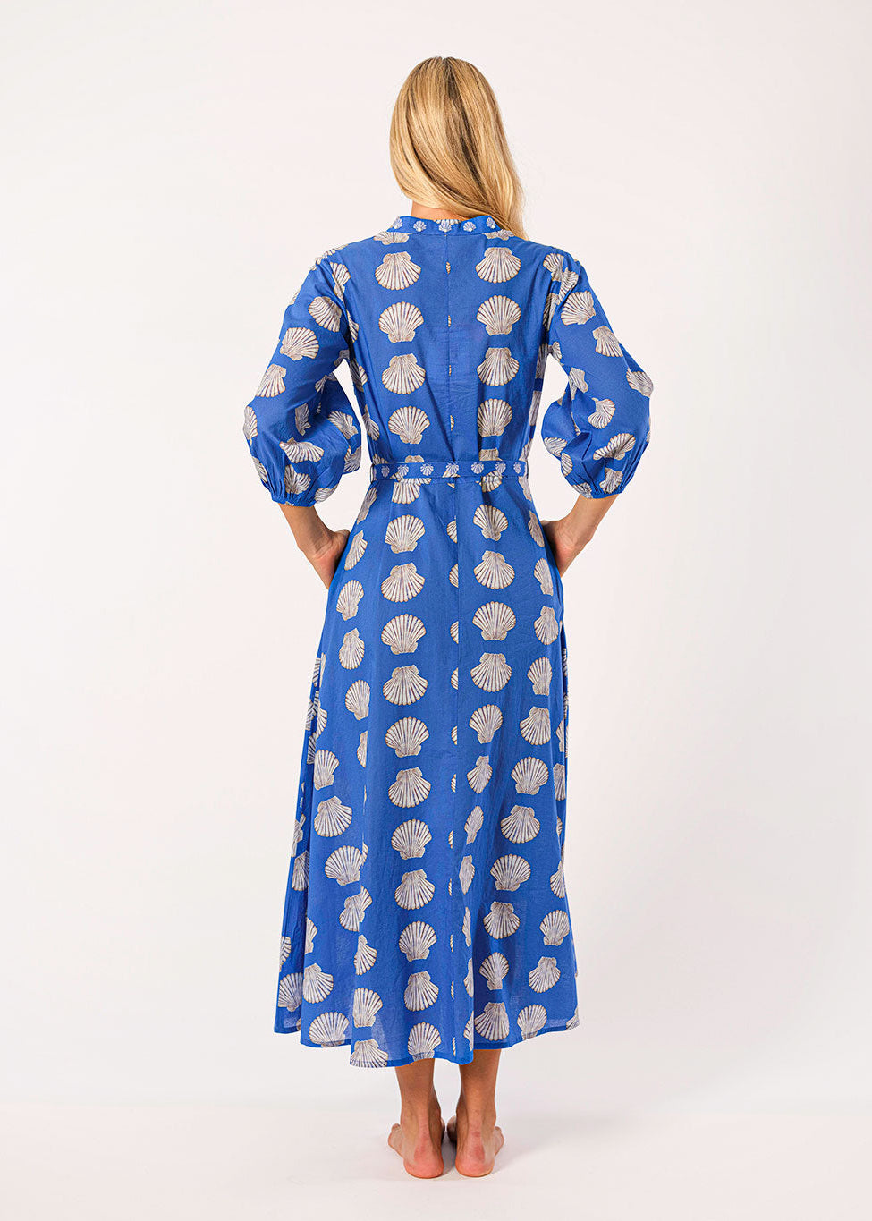 Marigold Blue Shells Dress