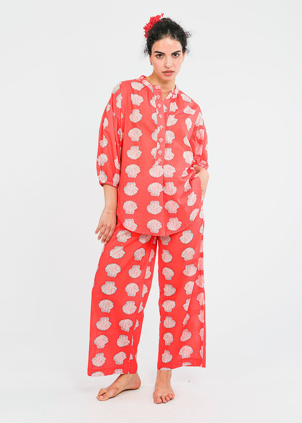 Fennel Red Shells Pants