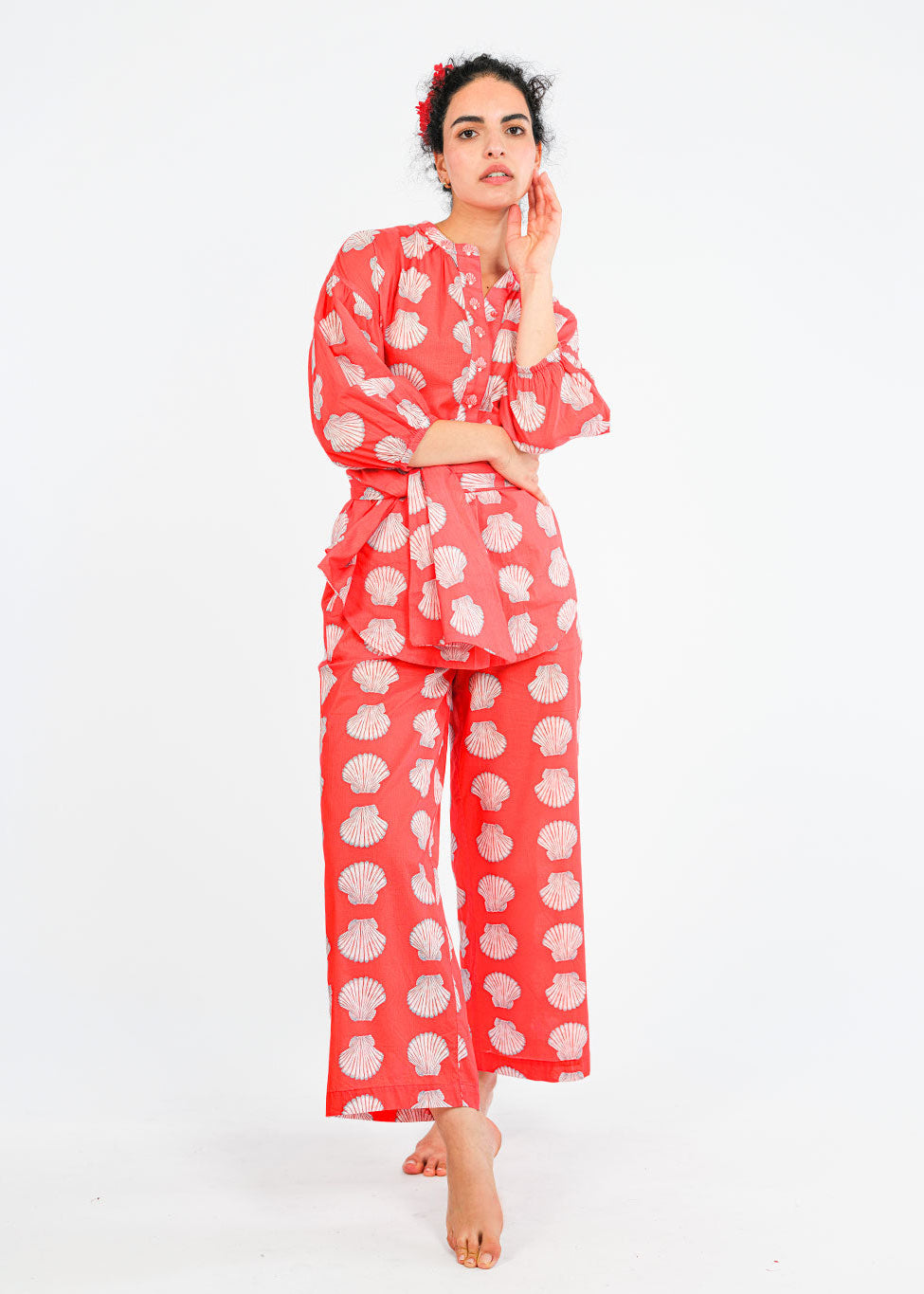 Fennel Red Shells Pants