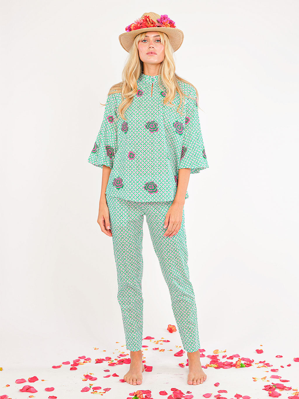 Amber Dotty Emerald Pants