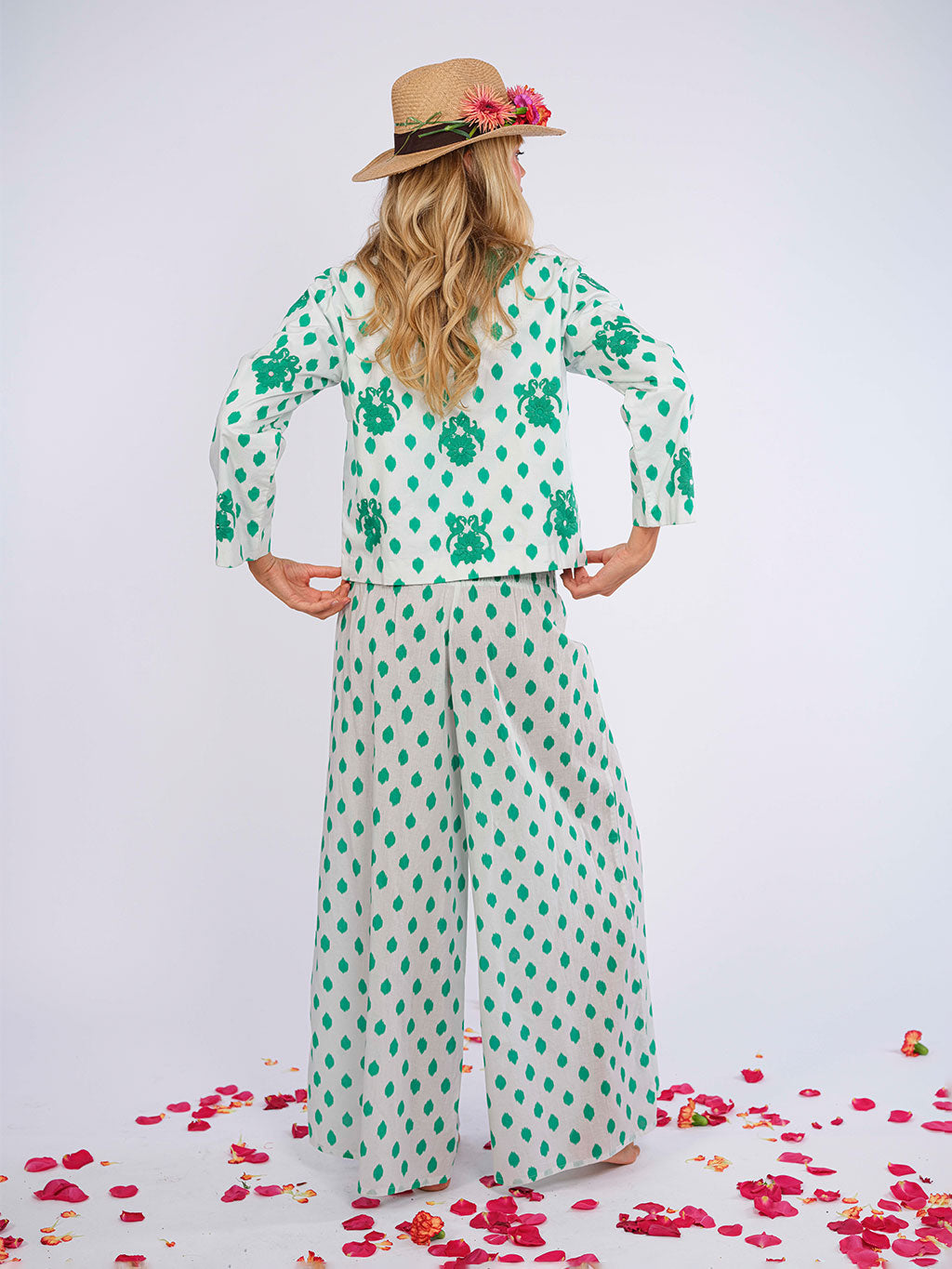 Majoran Emerald Dots Pants