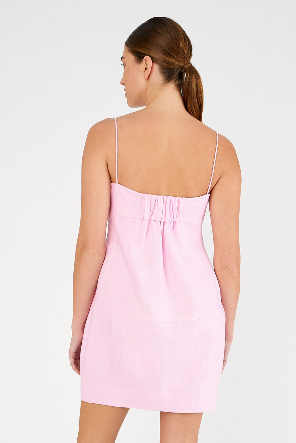 Oroton-Contrast 3D Flower Mini Dress-Justbrazil