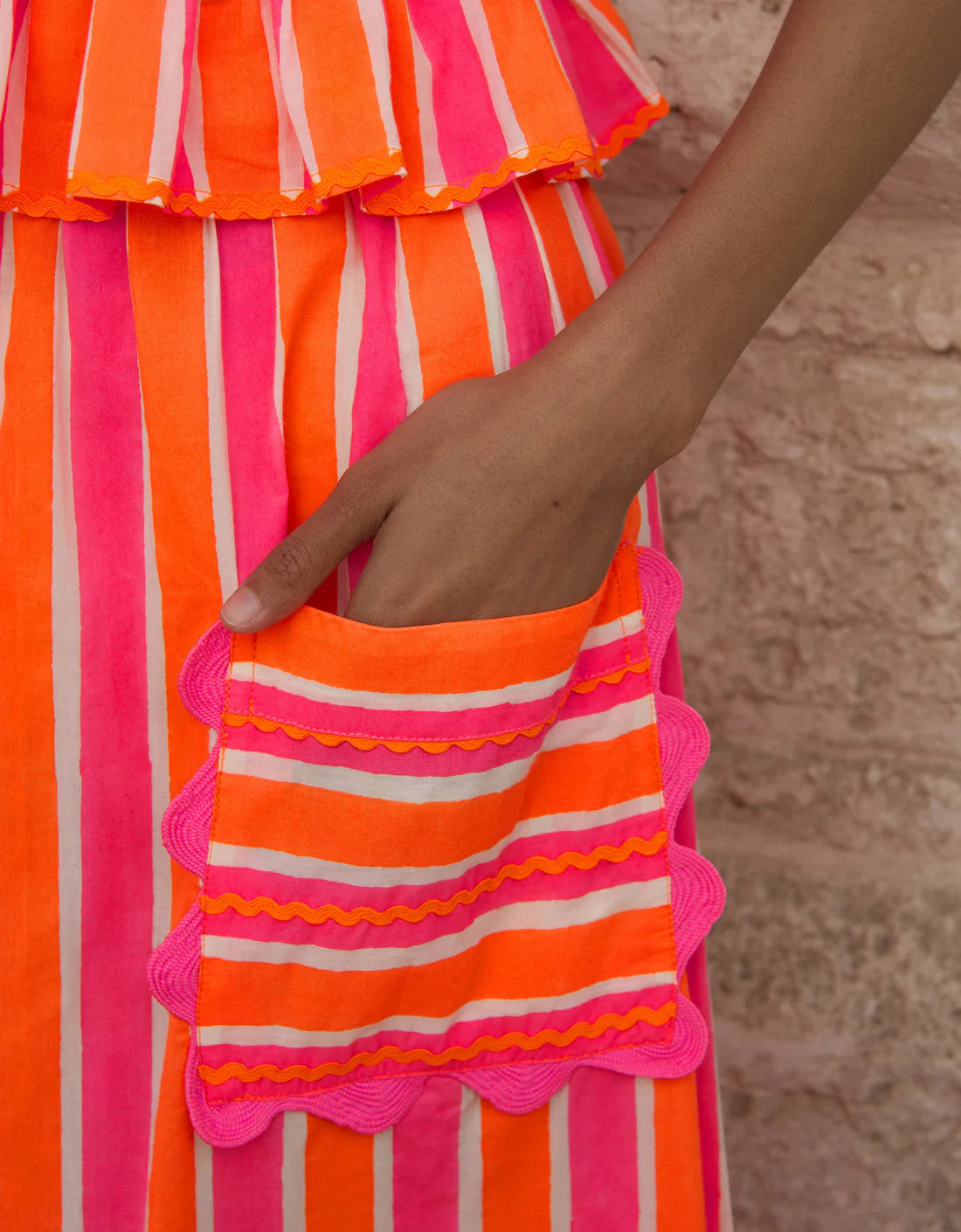 Puglia Skirt Neon Sunset