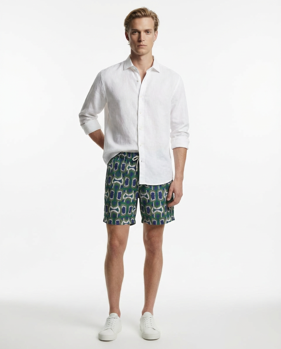 Navy Blue Yoga-sutra Shorts