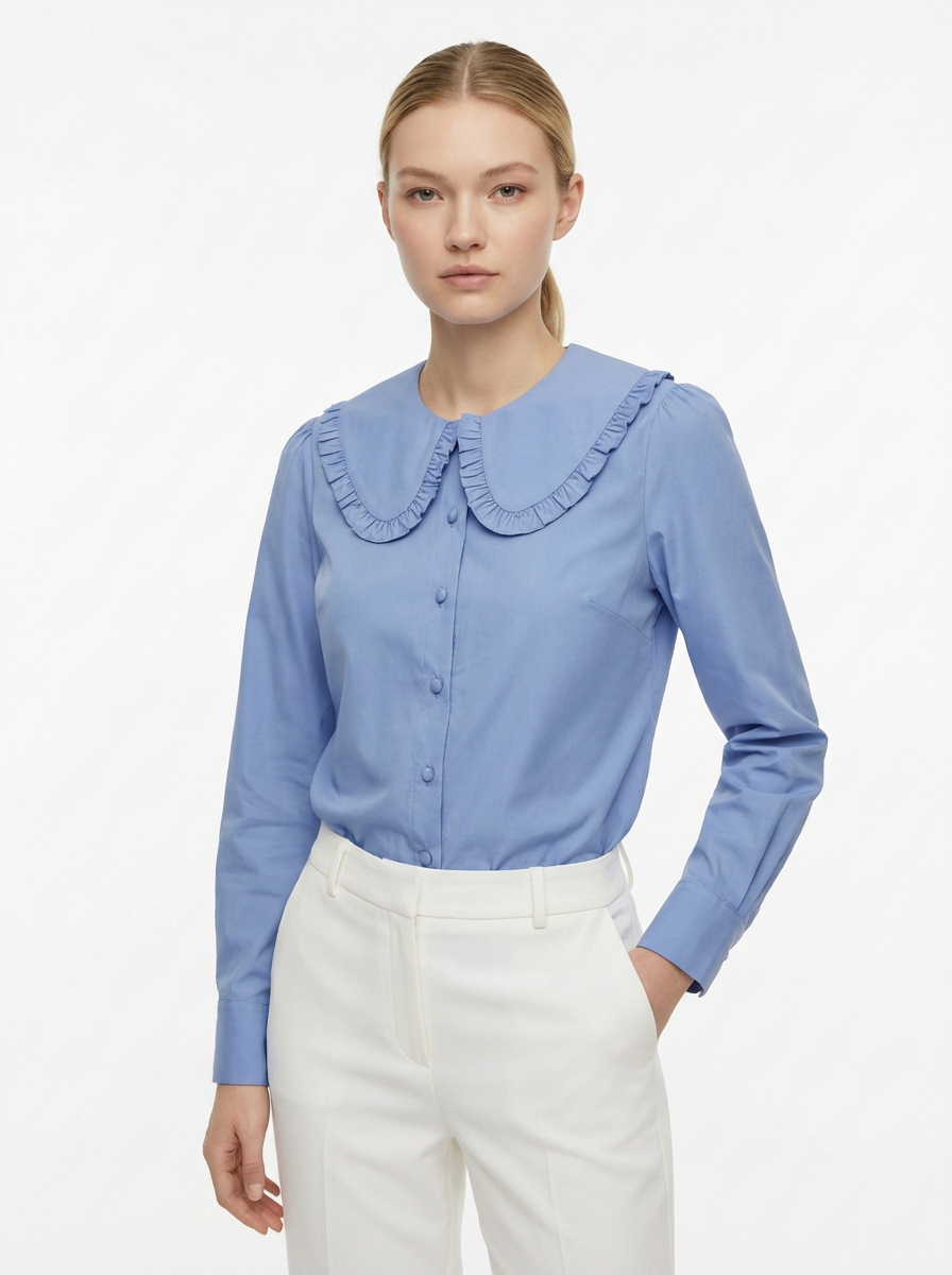 Janine Lolita Ciel Blue Shirt