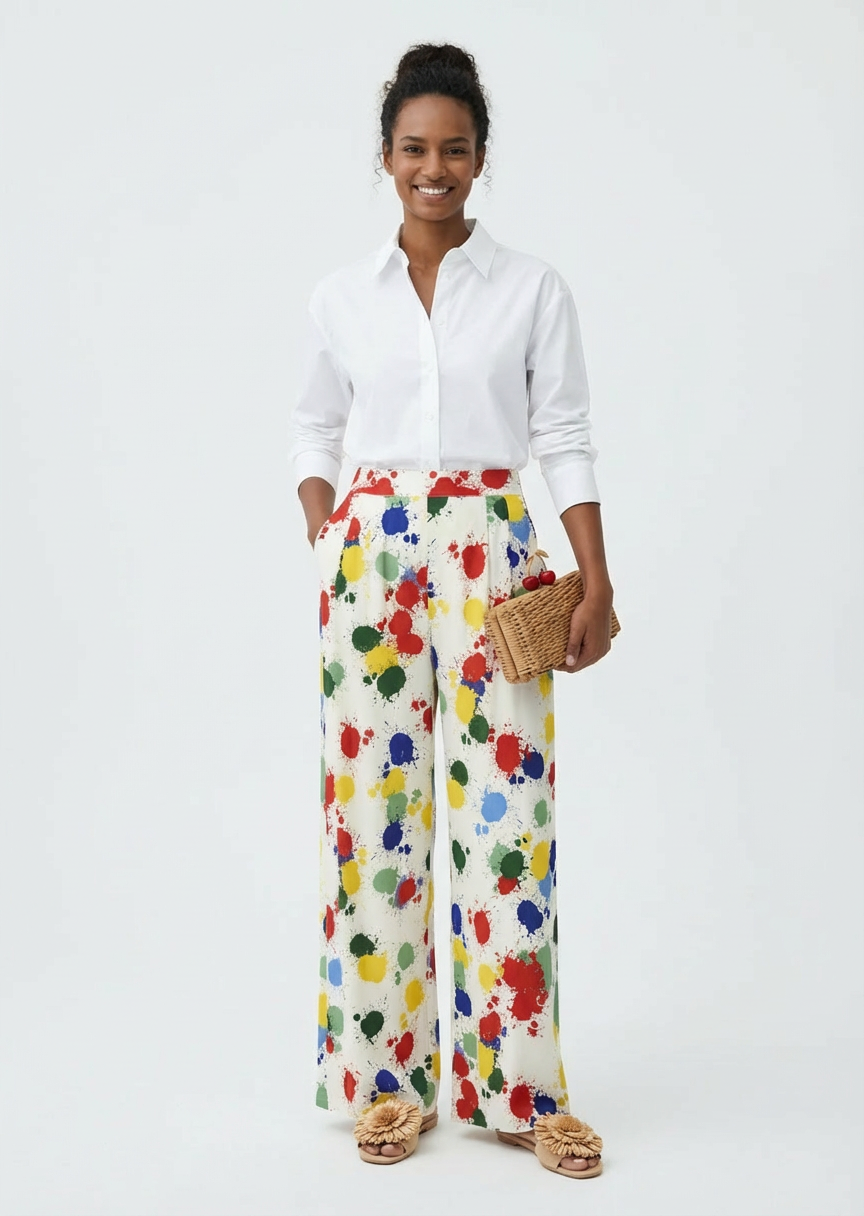 Splash Scarf Pants
