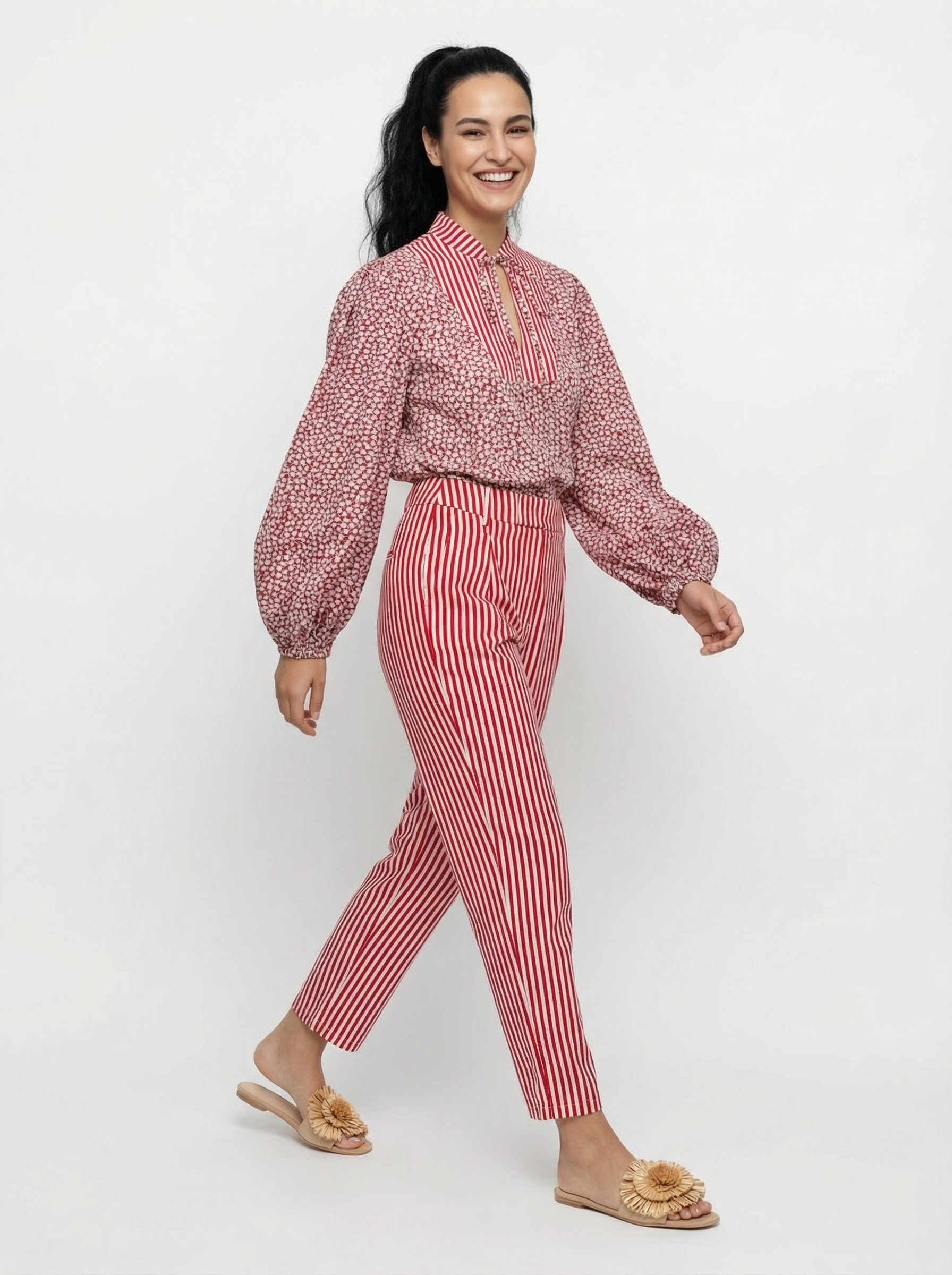 Charline Liberty Red Shirt