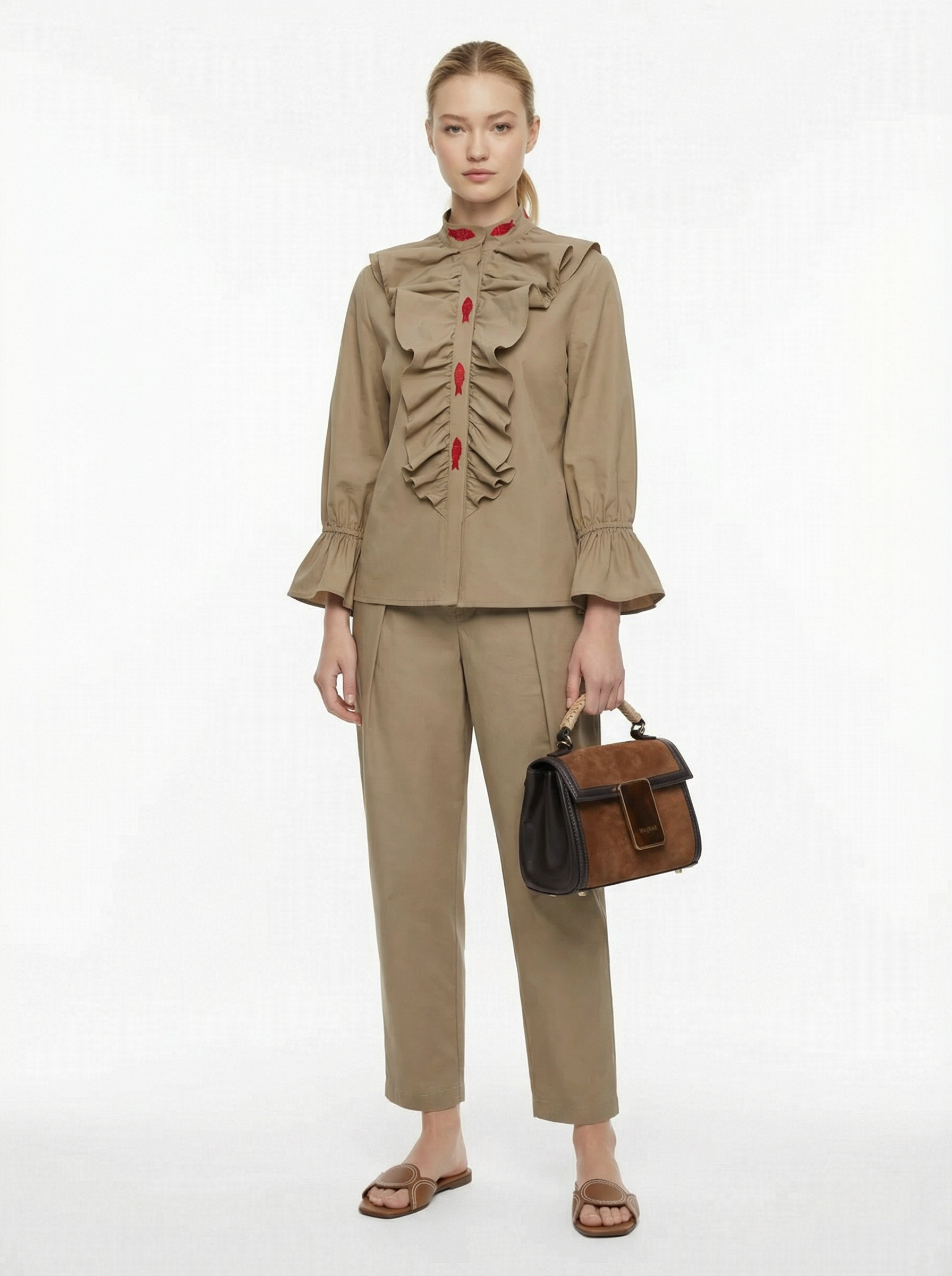 Nubia Taupe Pants