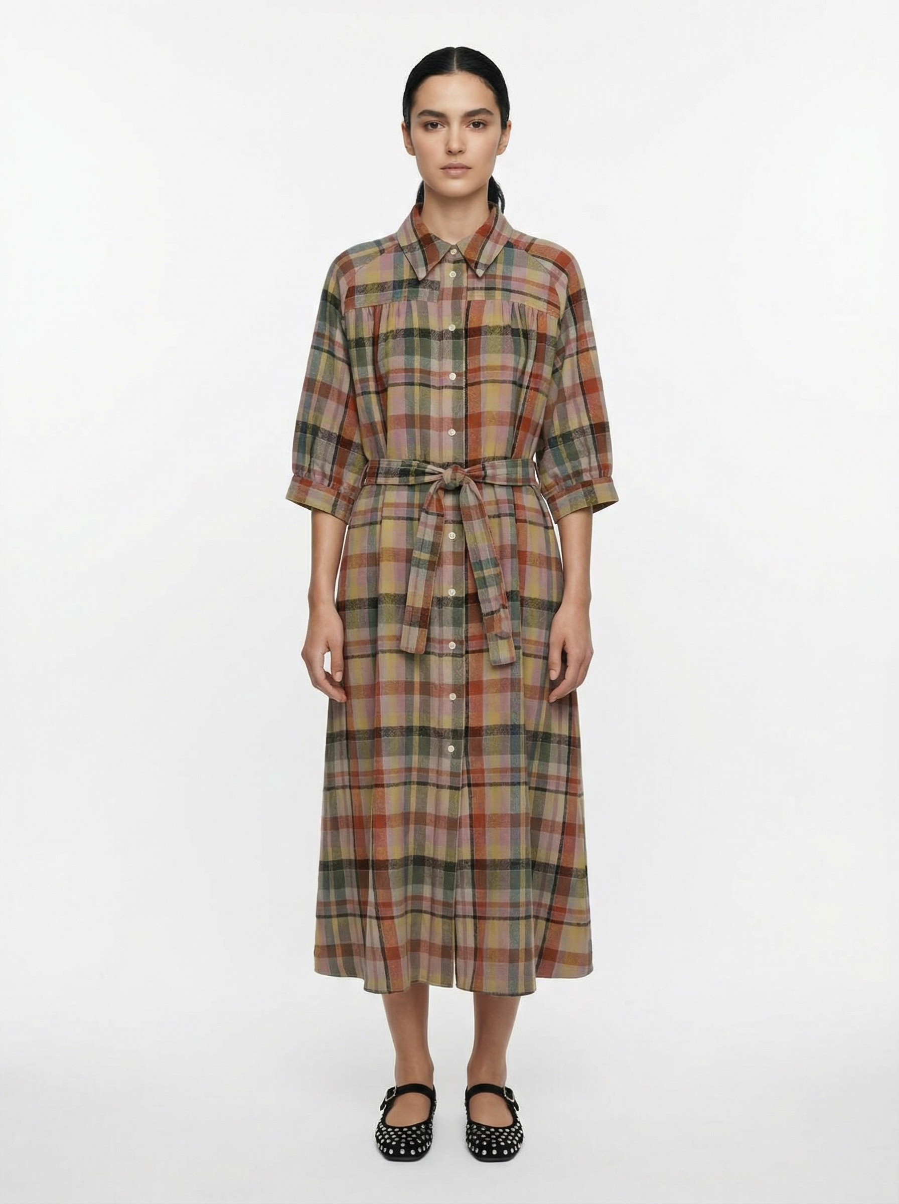 Niki Dress Abstraction - Pastel