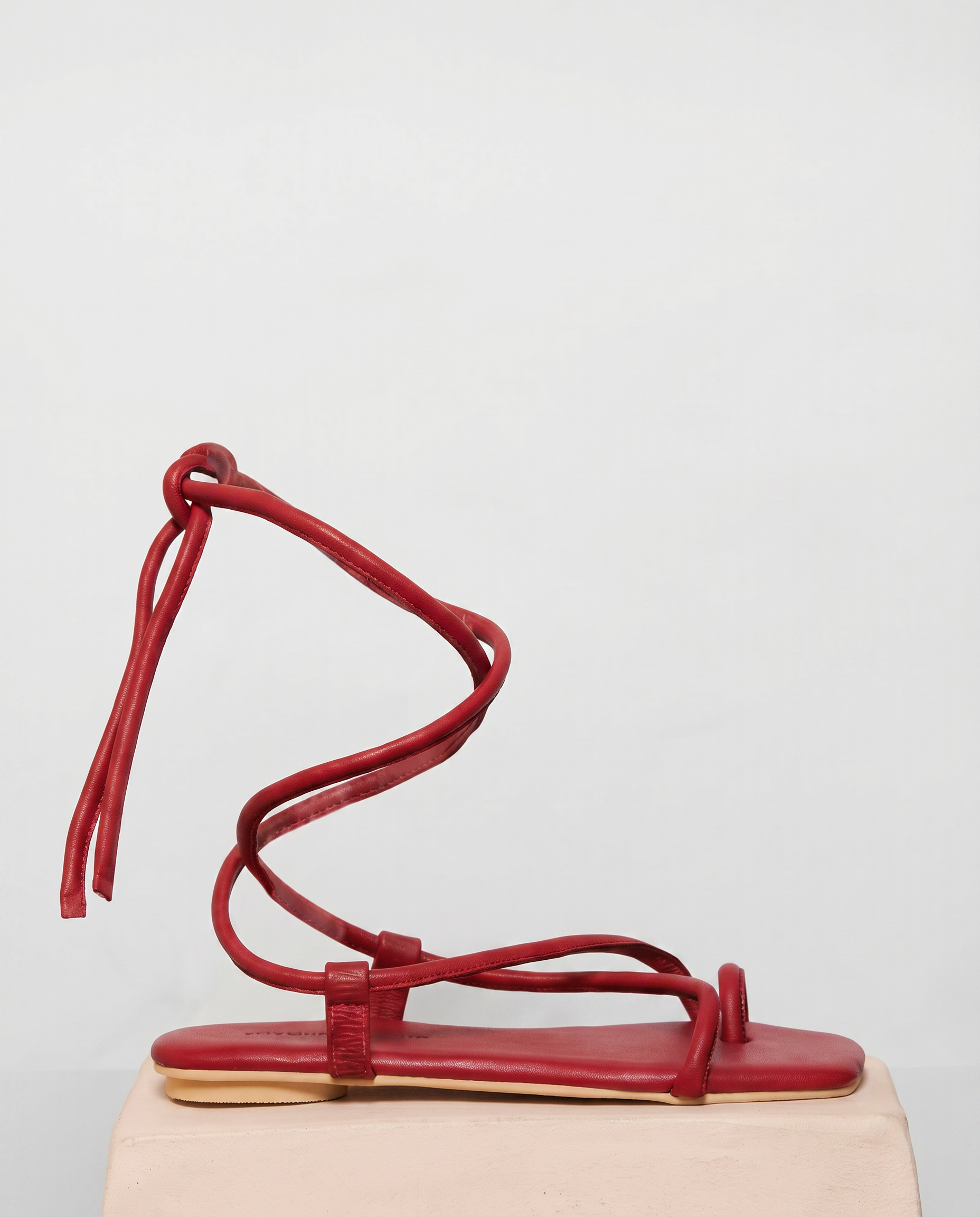 Grecia Red Sandals