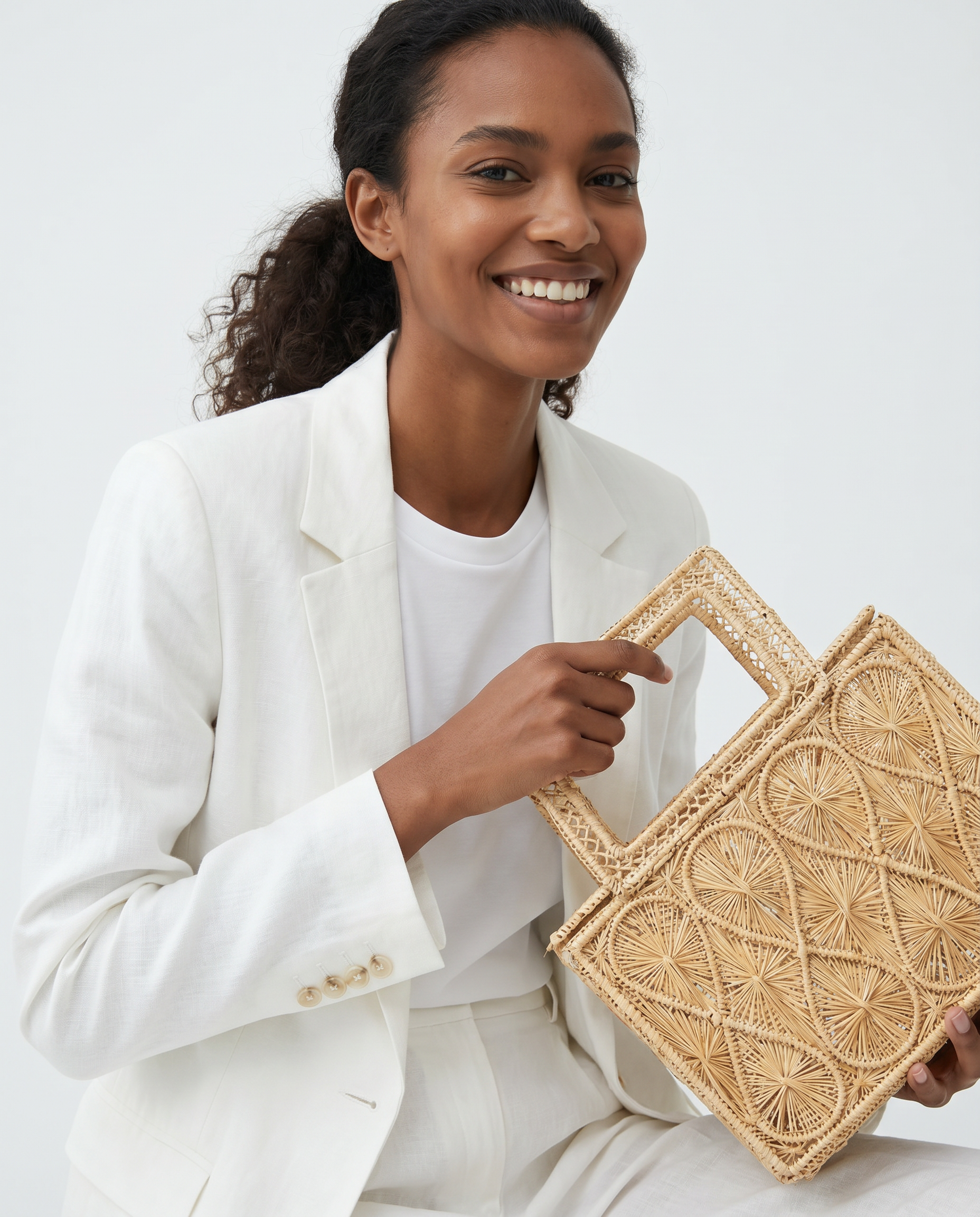 Infinite Natural Iraca Bag