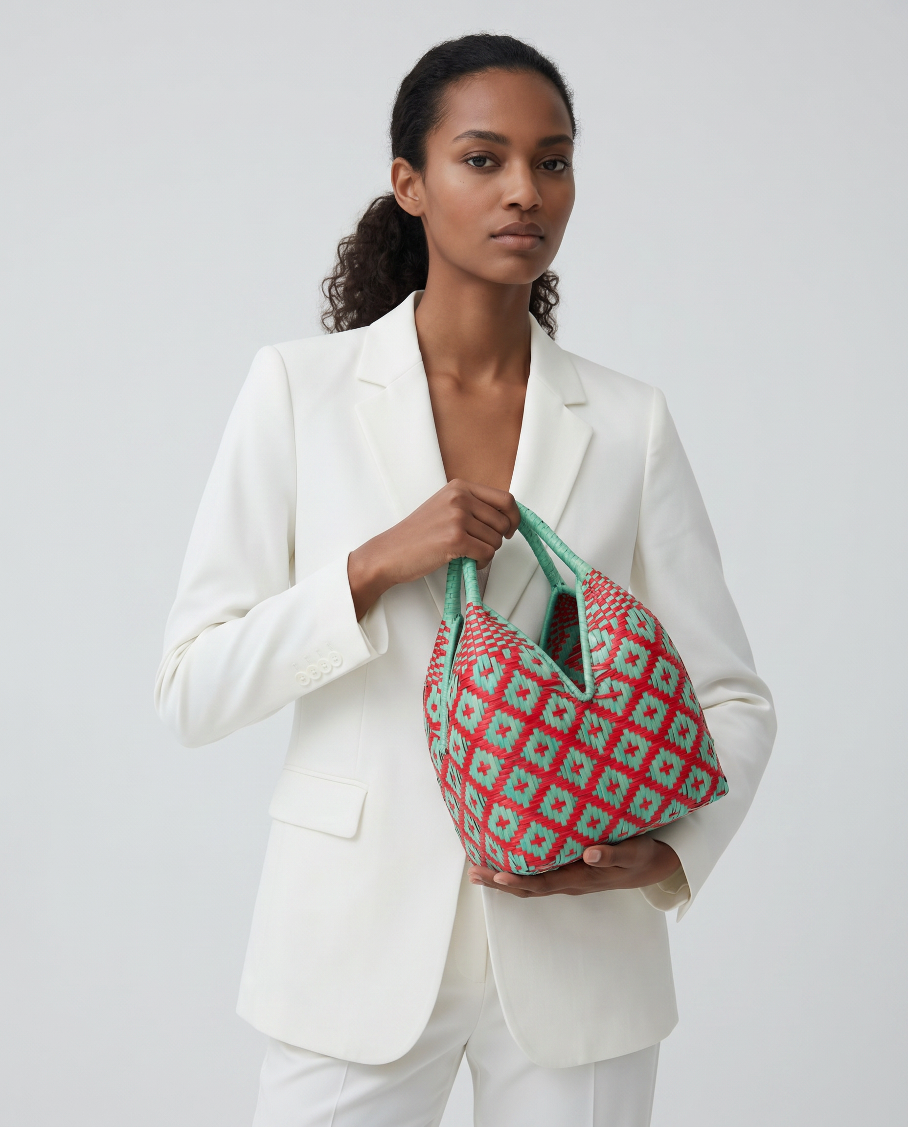 Cuatro Tetas Green Bag