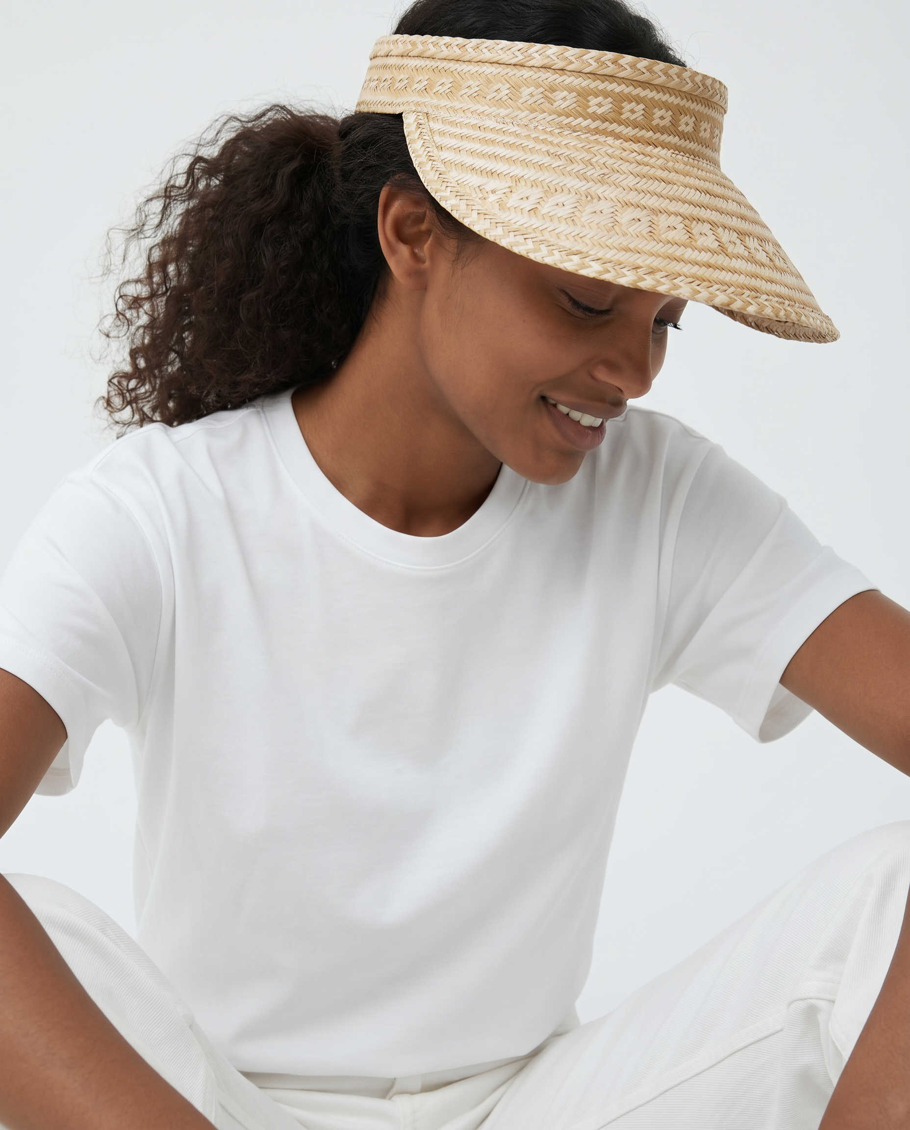 Visor Iraca Golden Hat