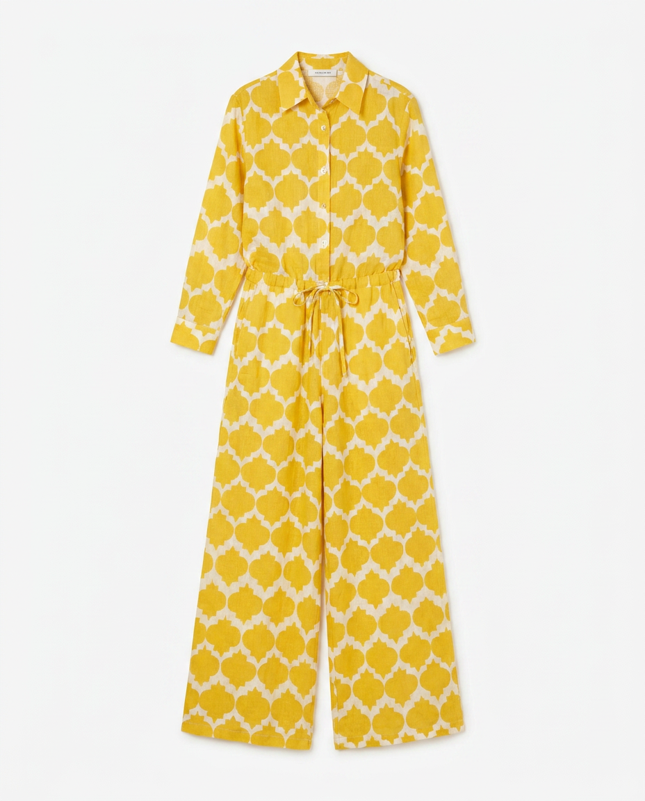 Aster Rombus Yellow Jumpsuit
