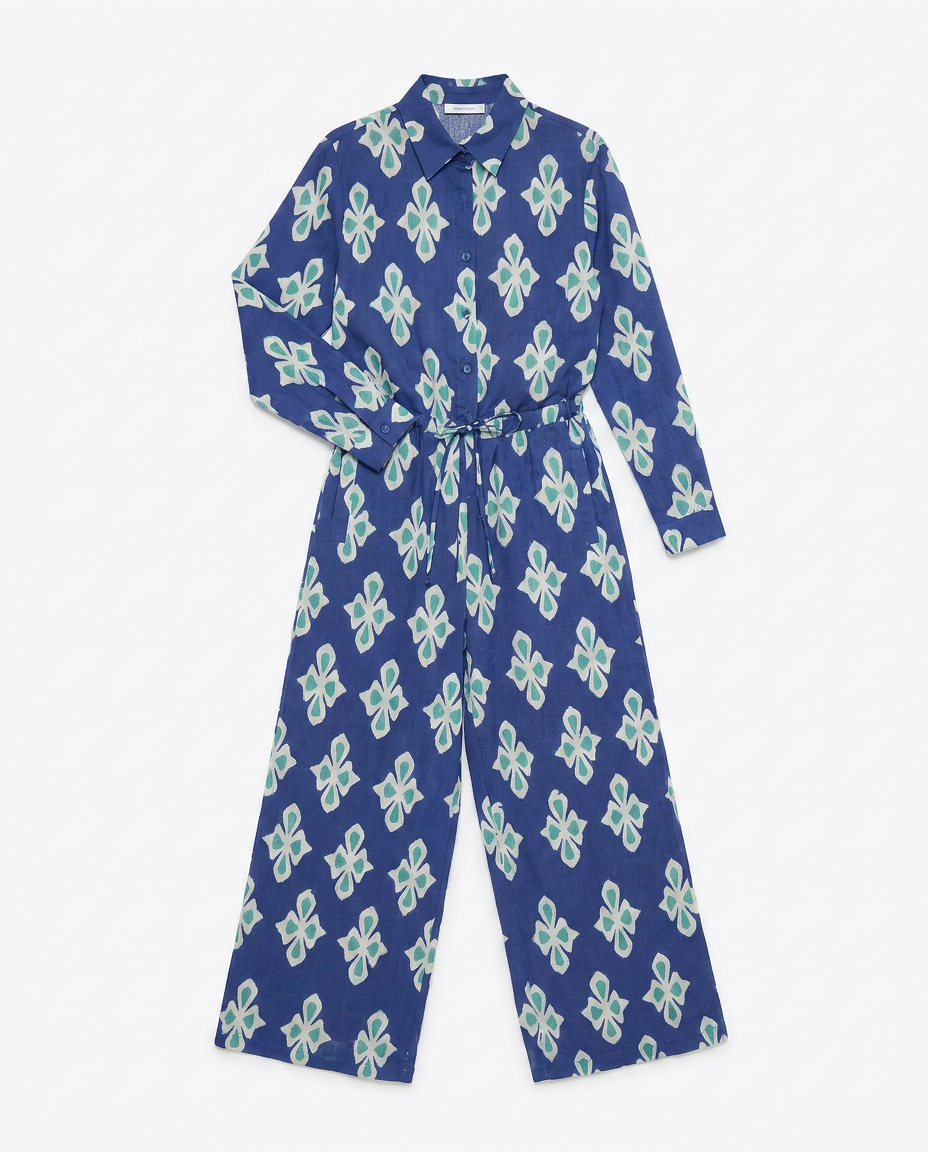 Aster Luly Navy Jumpsuit