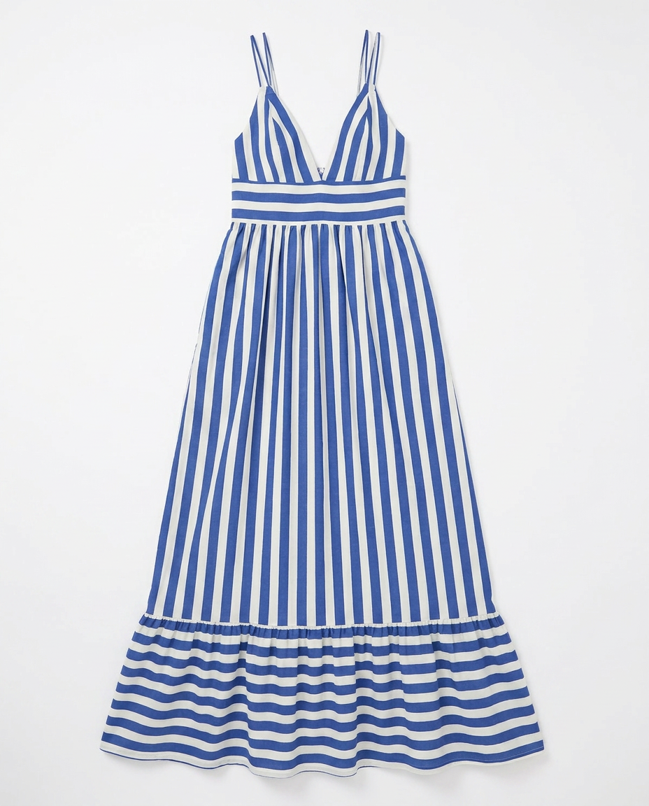 Botanico Blue Stripes Dress