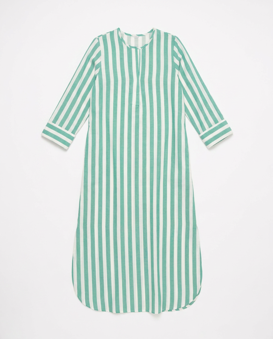 Eleonora Green Stripes Dress