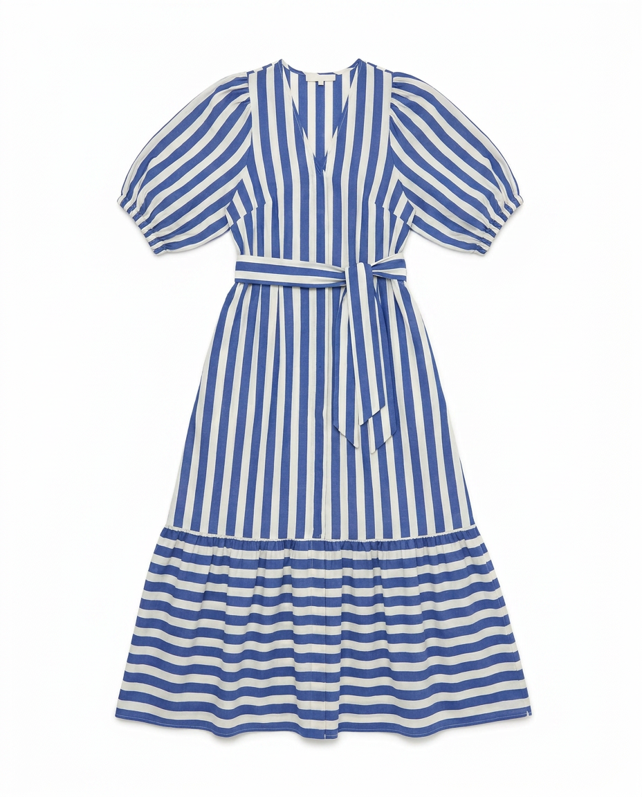 Urca Blue Stripes Dress