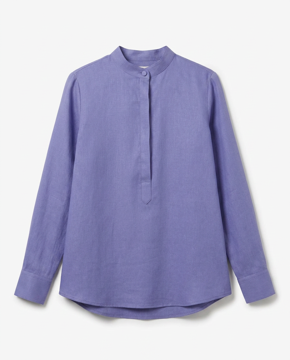 Metis Mauve Blue Shirt