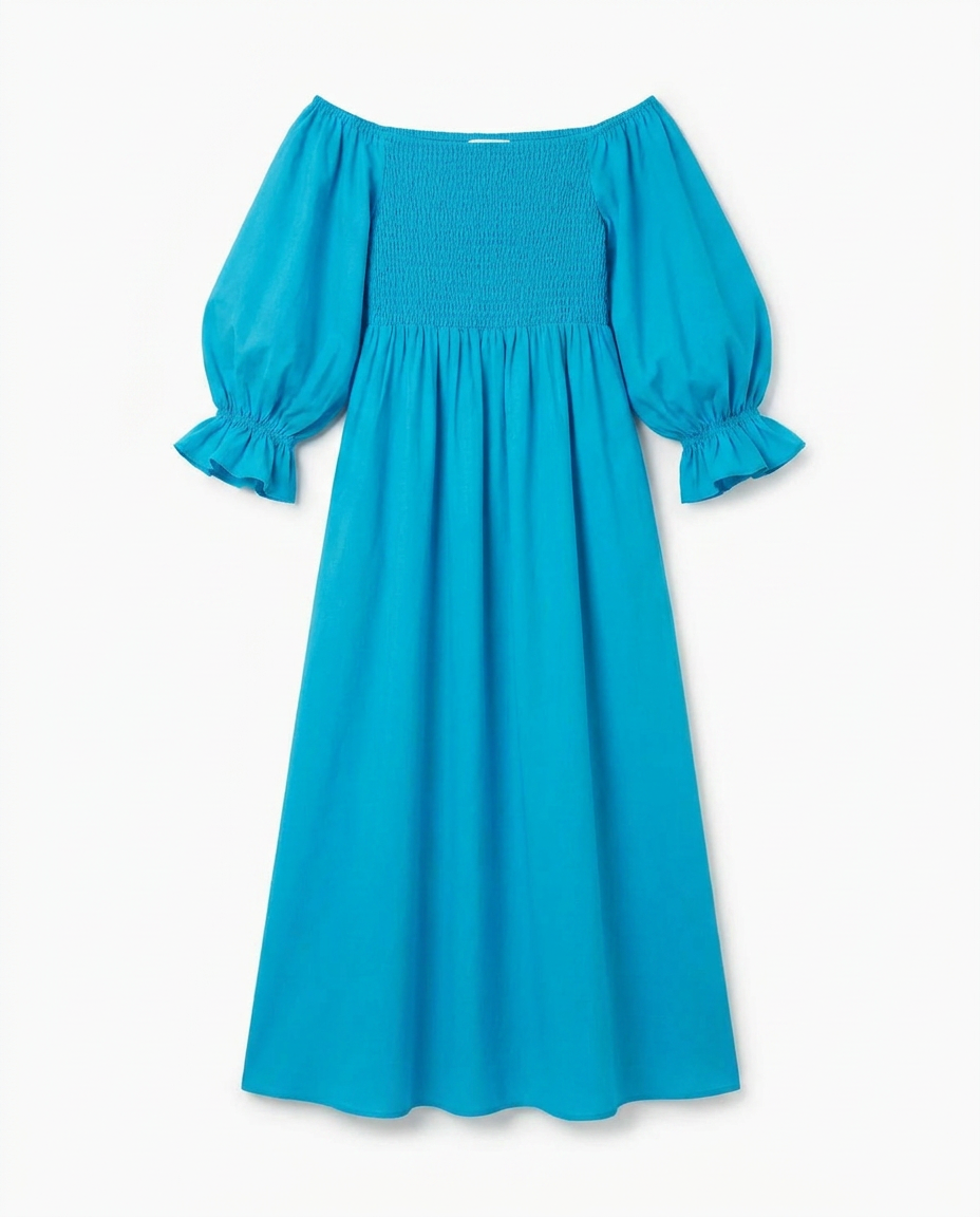 Hortencia Turquoise Dress