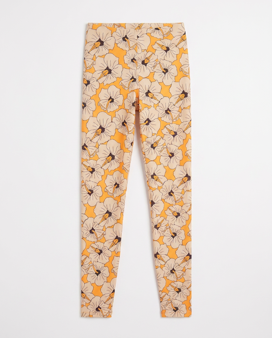 Yellow Poli Nation Leggings