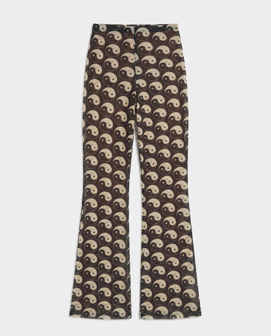 Black Yin and Out Laura Pants