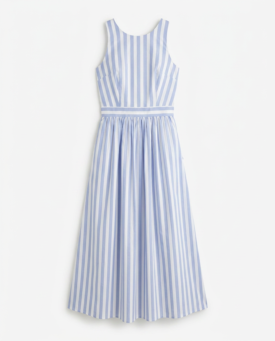 Morgana Stripes Ciel Blue Dress