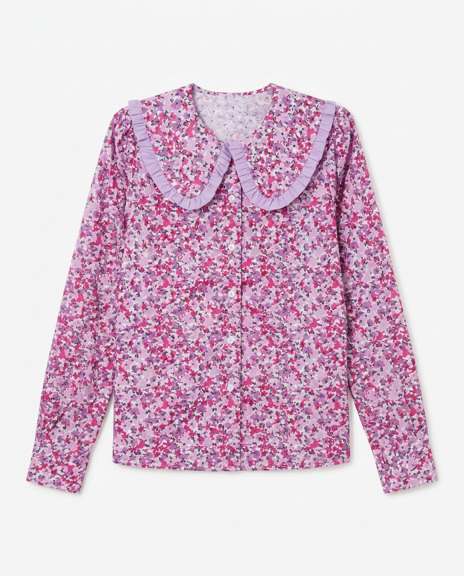 Janine Liberty Purple Shirt