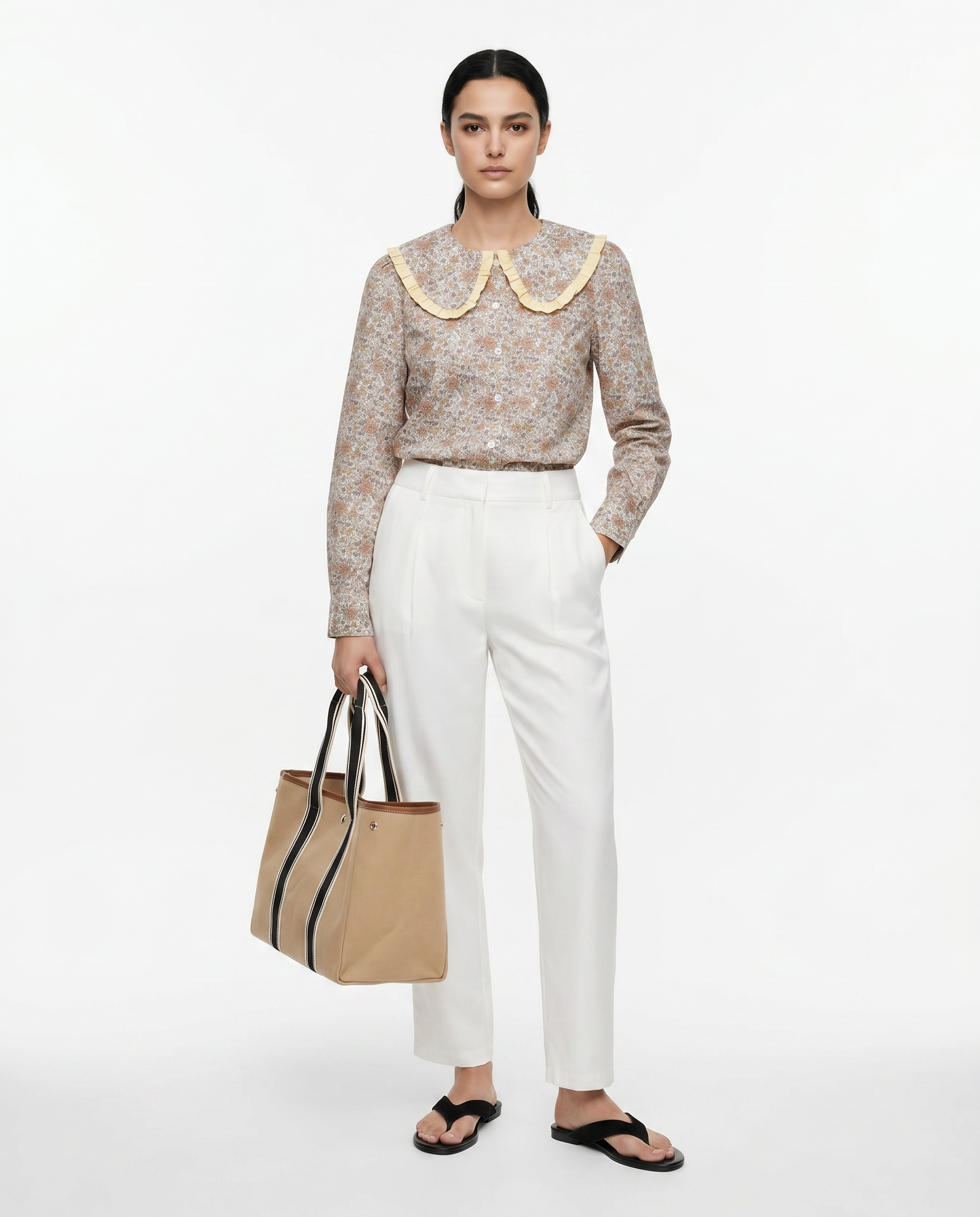 Janine Liberty Beige Shirt