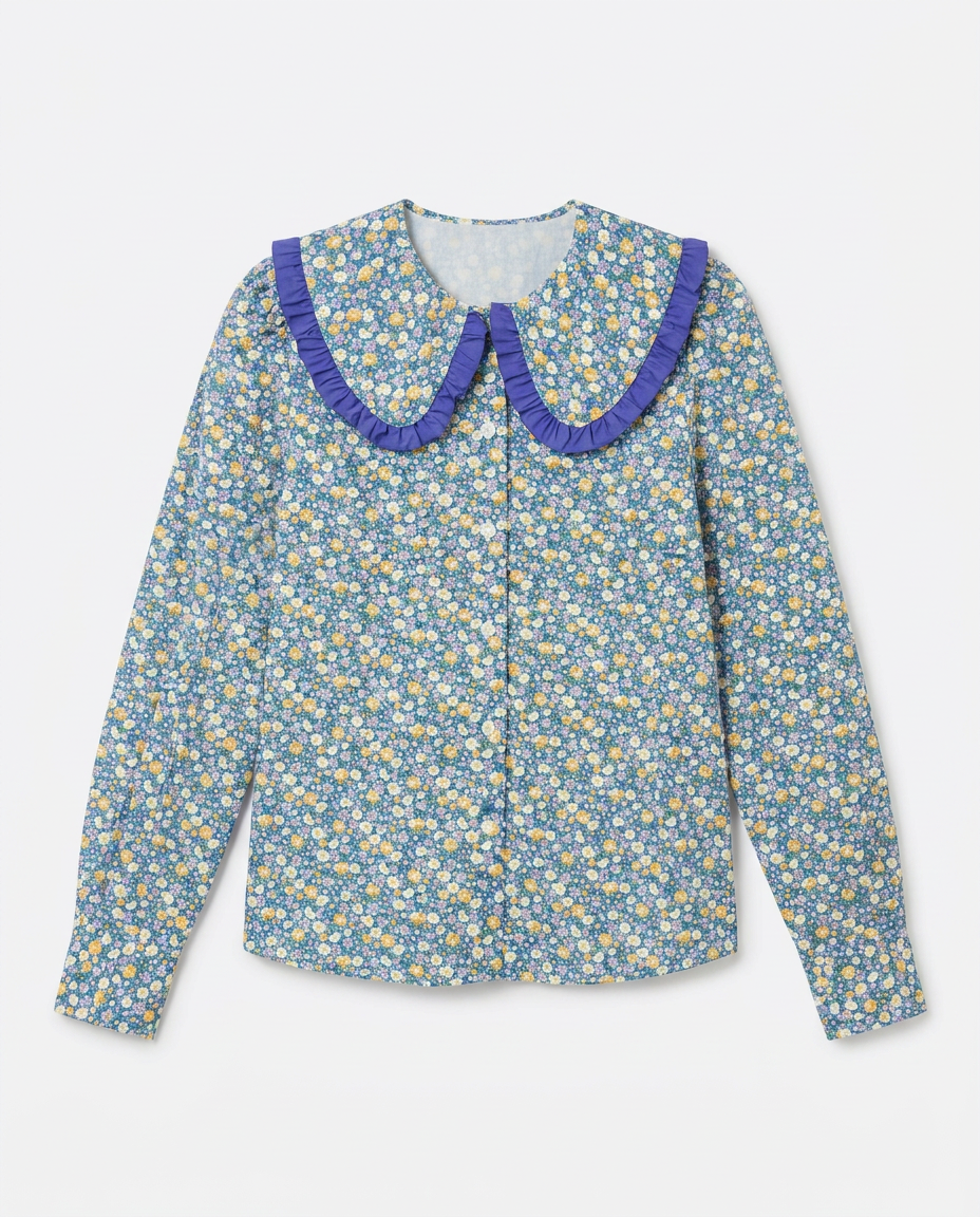 Janine Liberty Blue Shirt