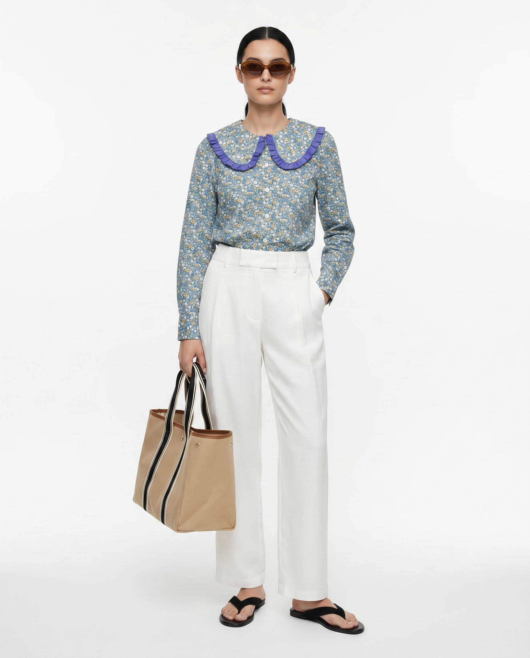 Janine Liberty Blue Shirt