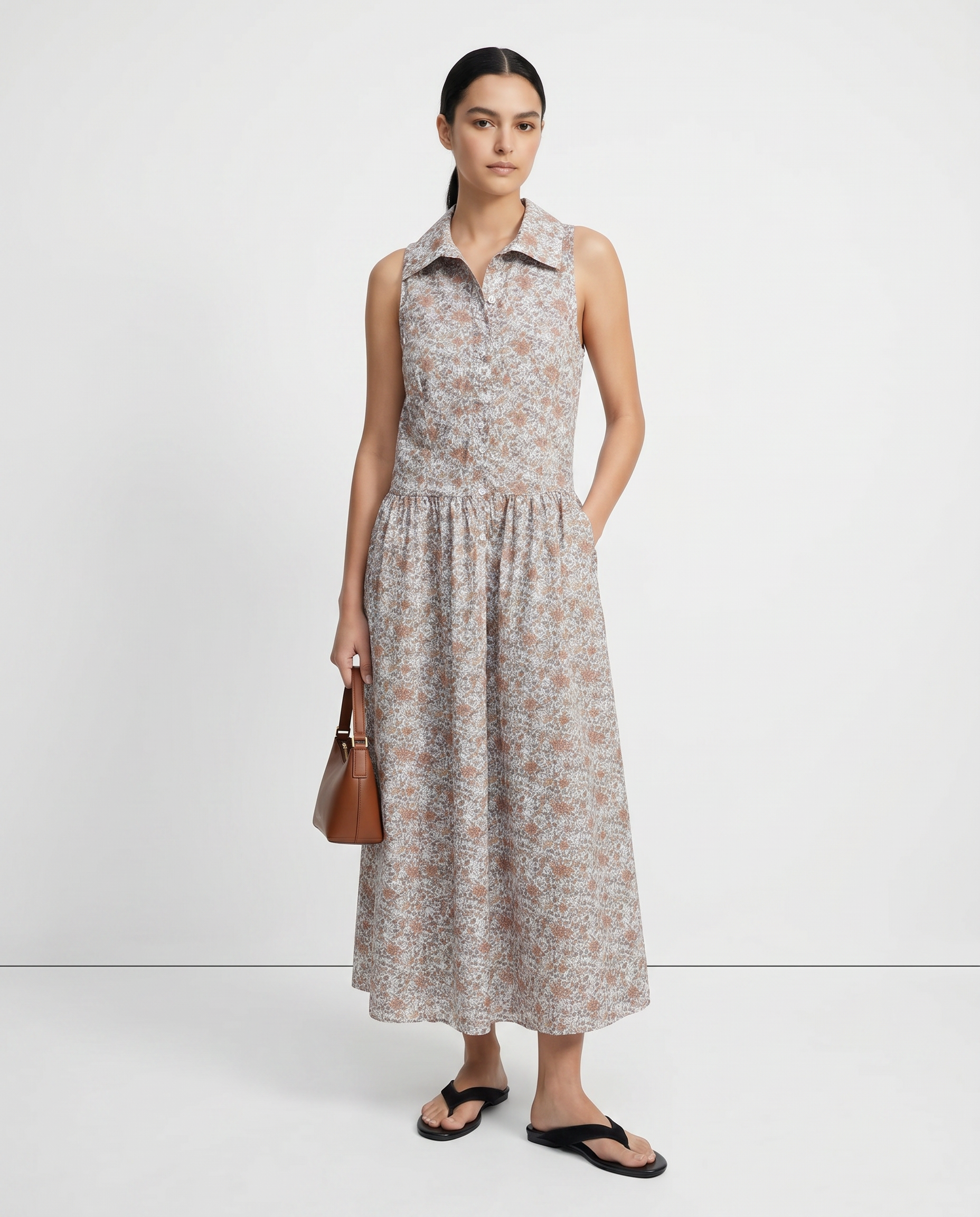 Fernanda Liberty Beige Dress