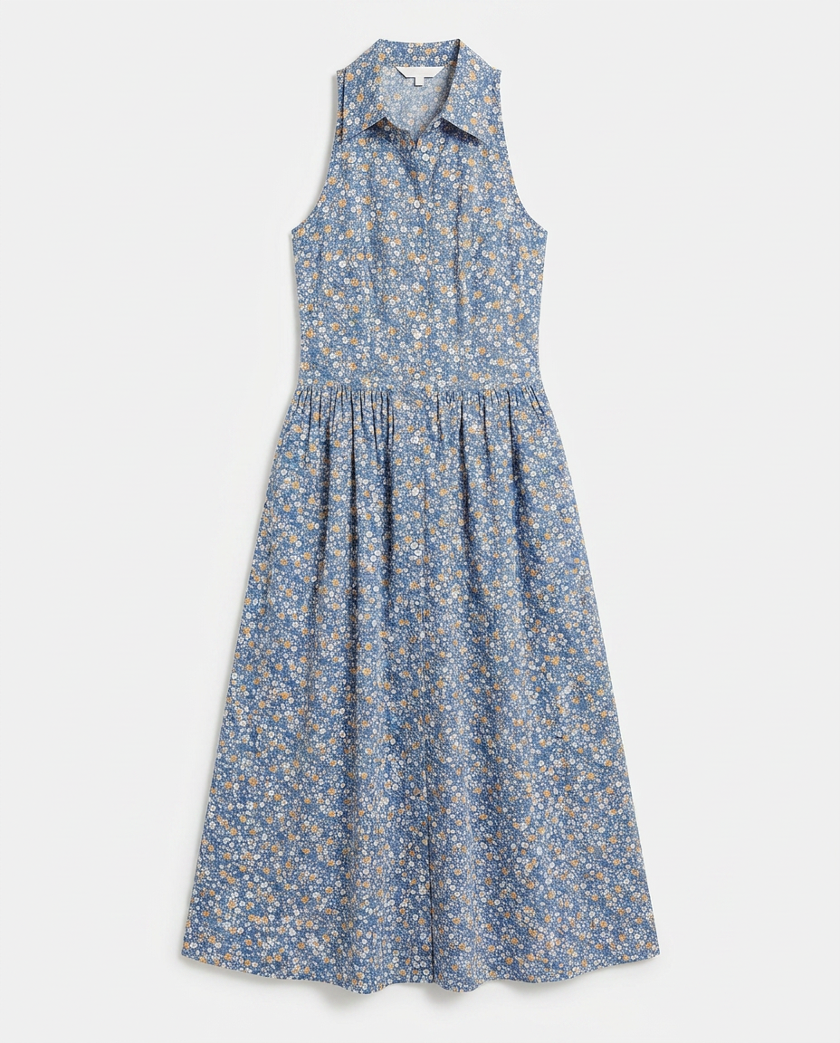 Fernanda Liberty Blue Dress