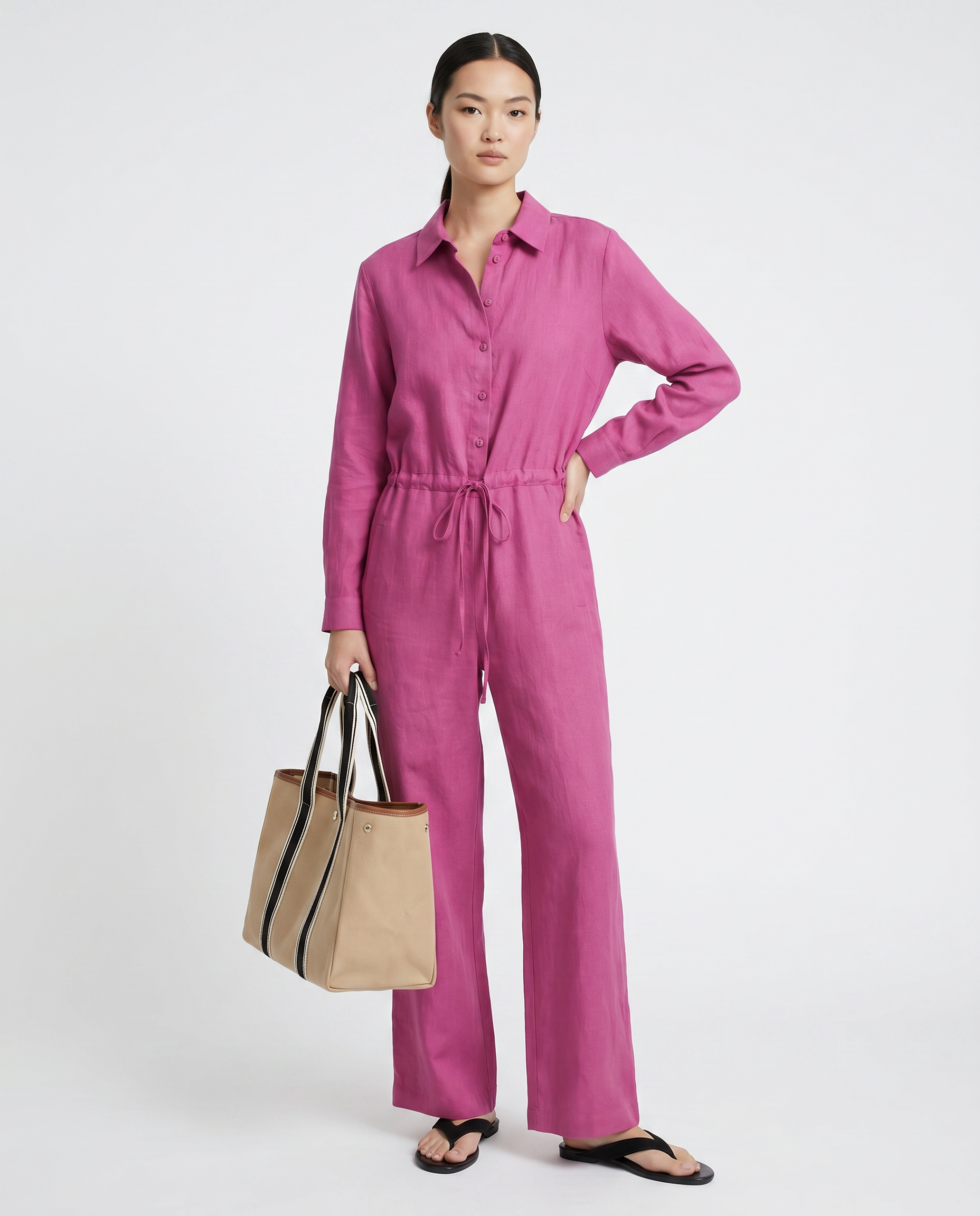 Aster Fuchsia Jumpsuit
