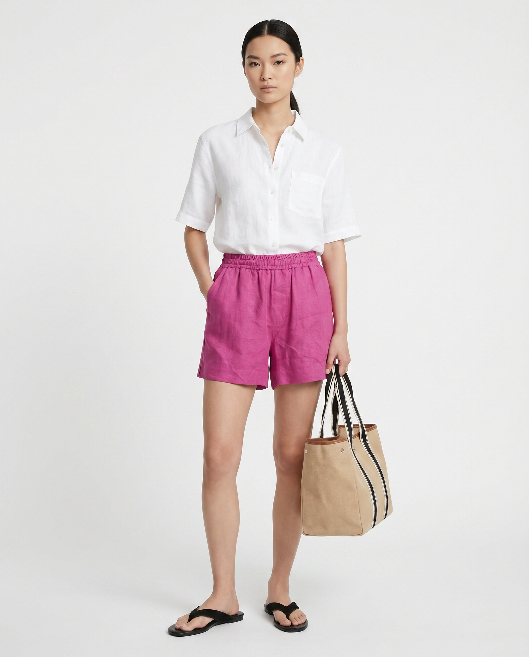 Carol Fuchsia Shorts