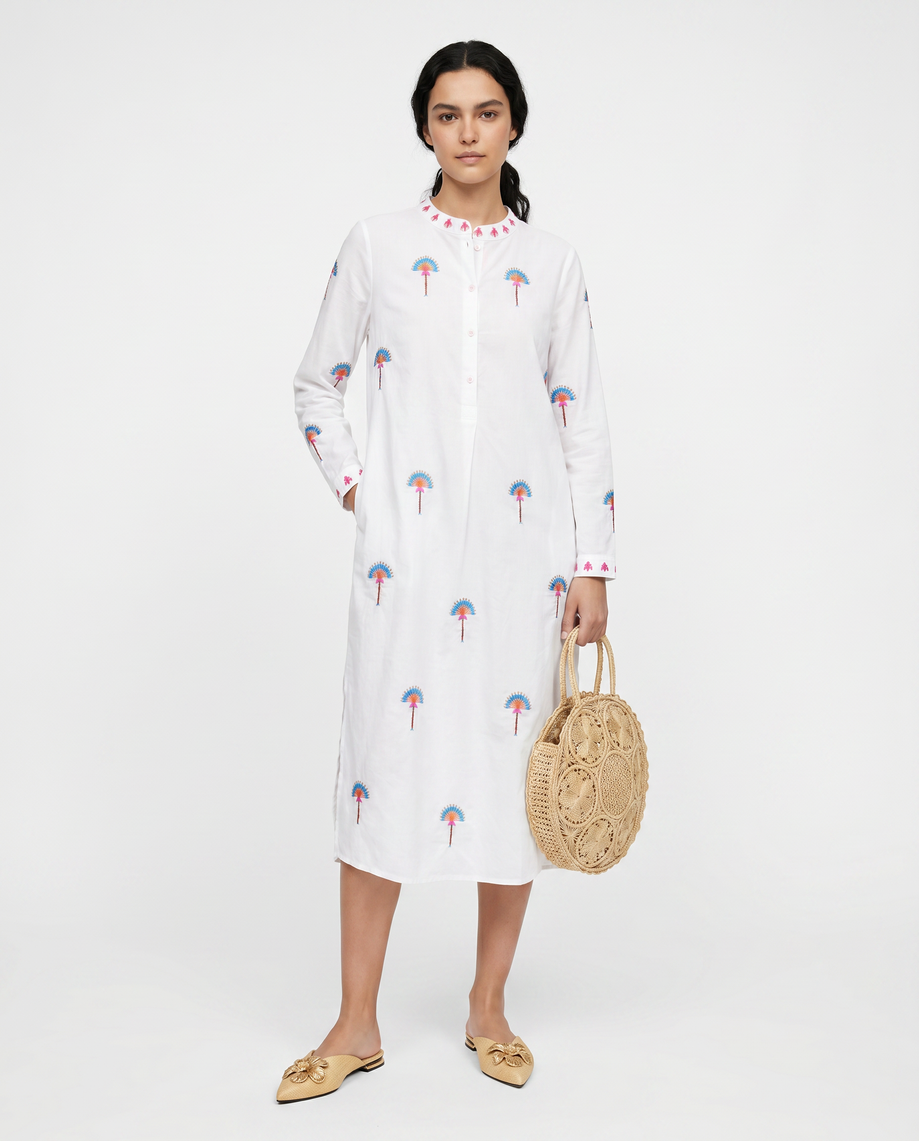 Cedar White Kaftan