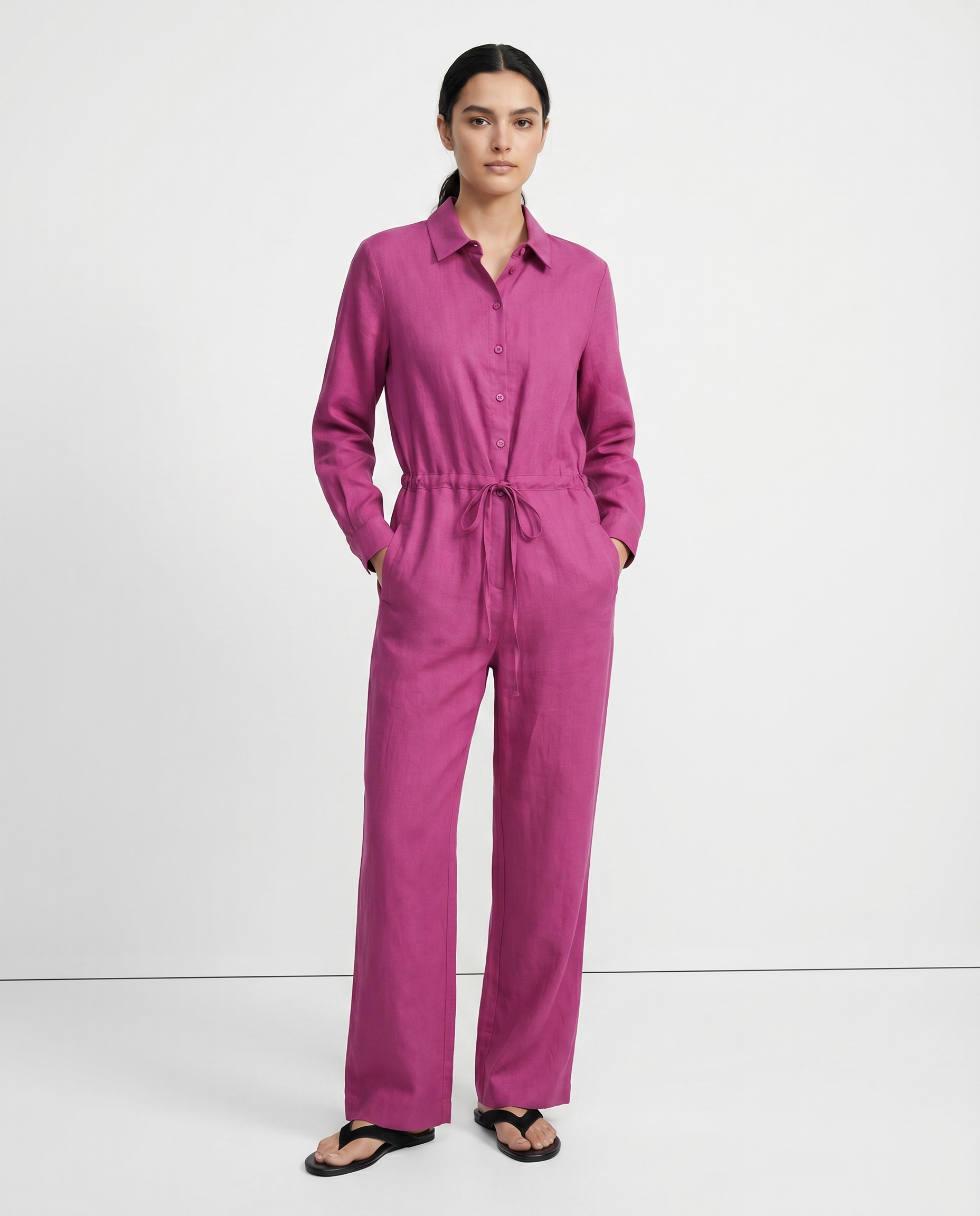 Aster Fuchsia Jumpsuit