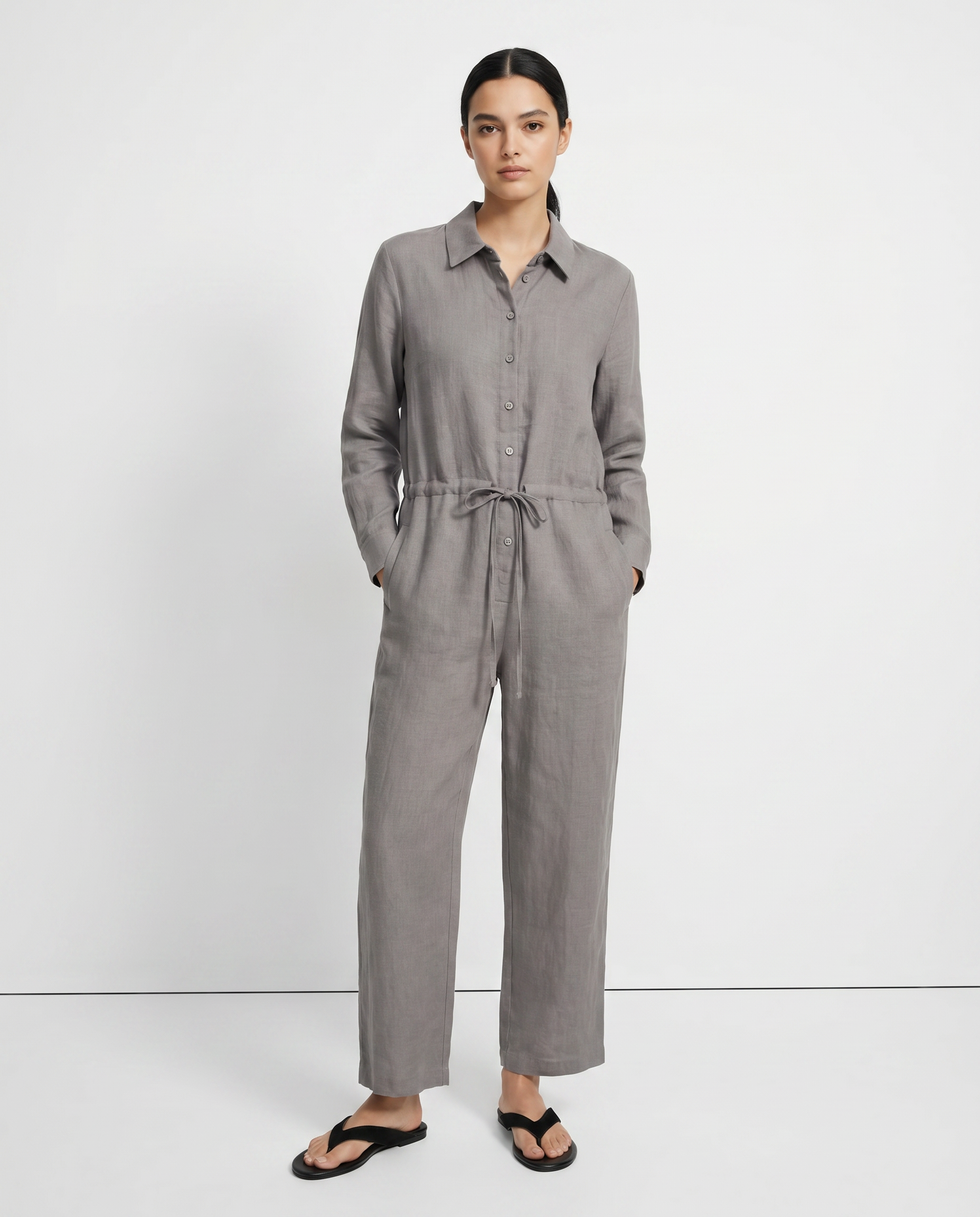 Aster Grey Jumpsuit