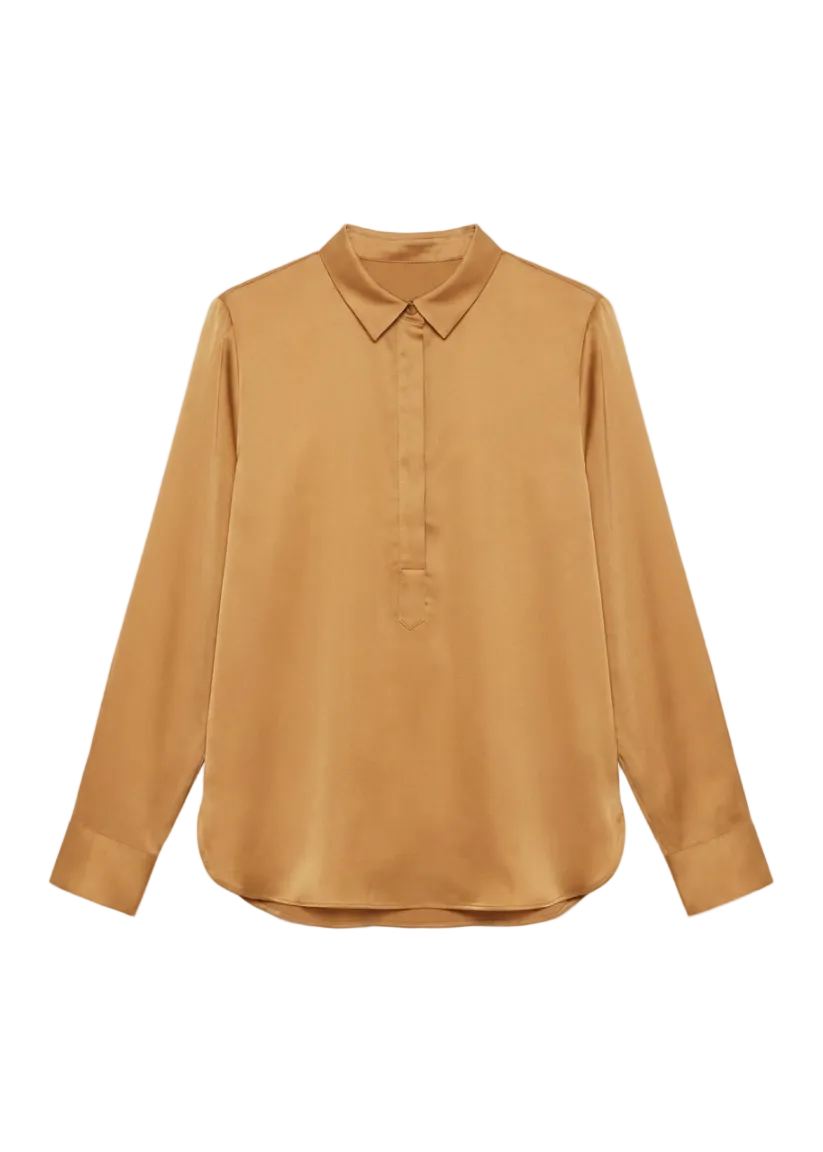 Metis Satin Bronze Shirt