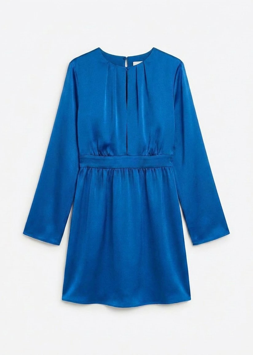 Lavander Royal Blue Dress