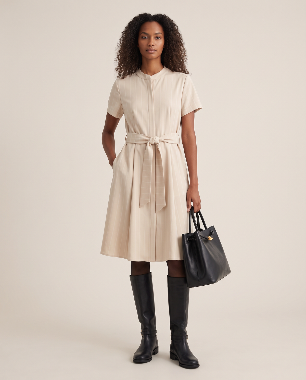 Candida Cream Dress