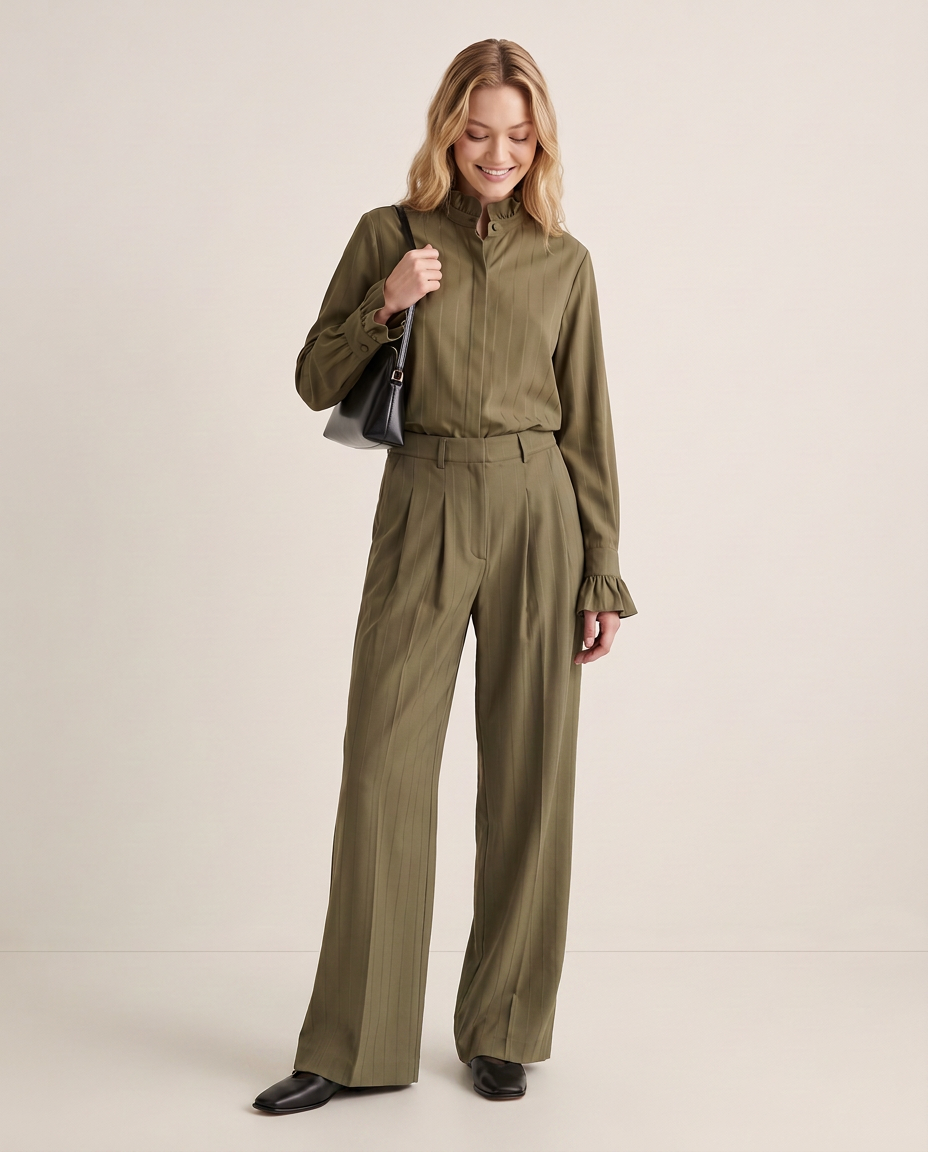 Pauline Olive Green Shirt