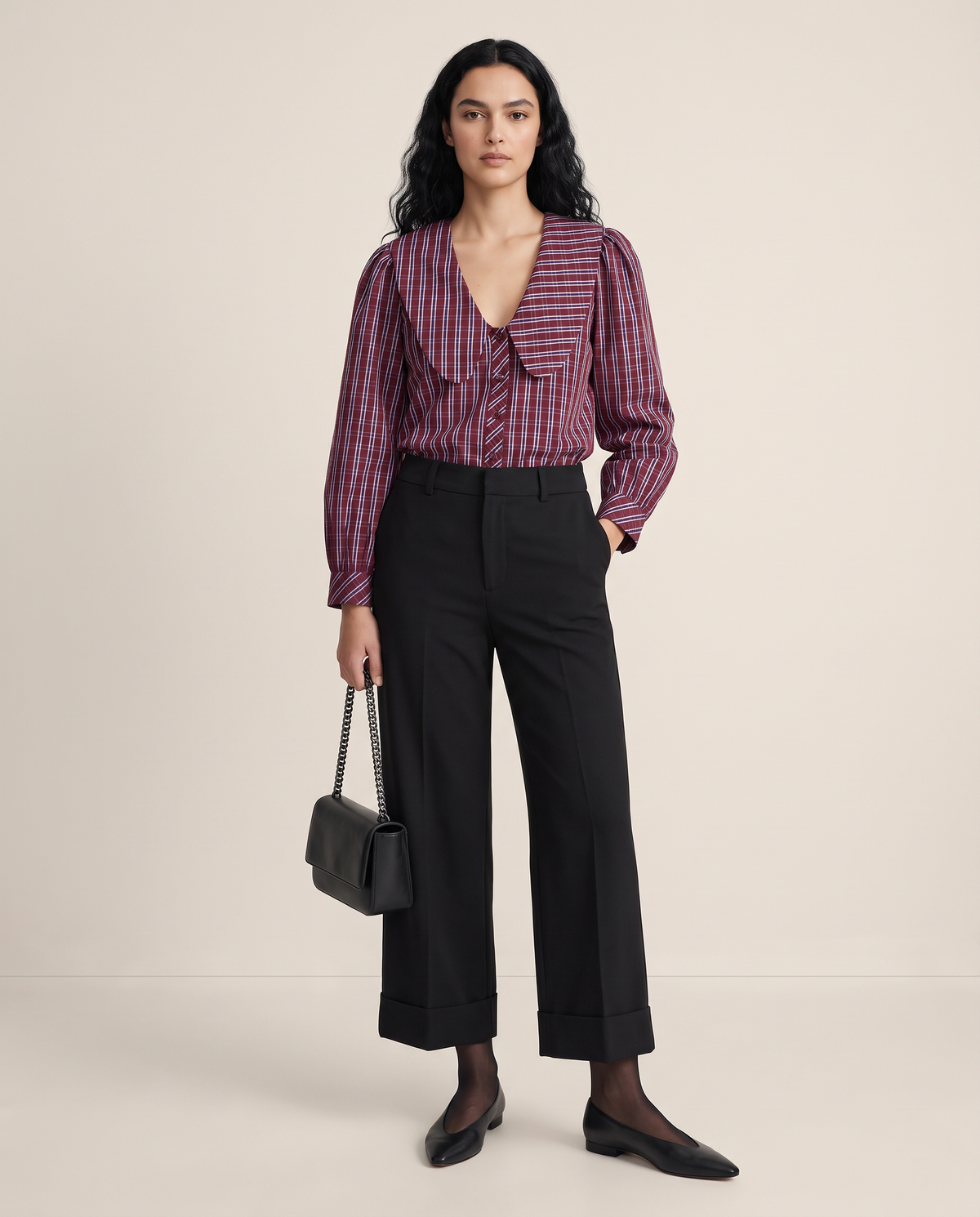 Anita London Chess Blouse