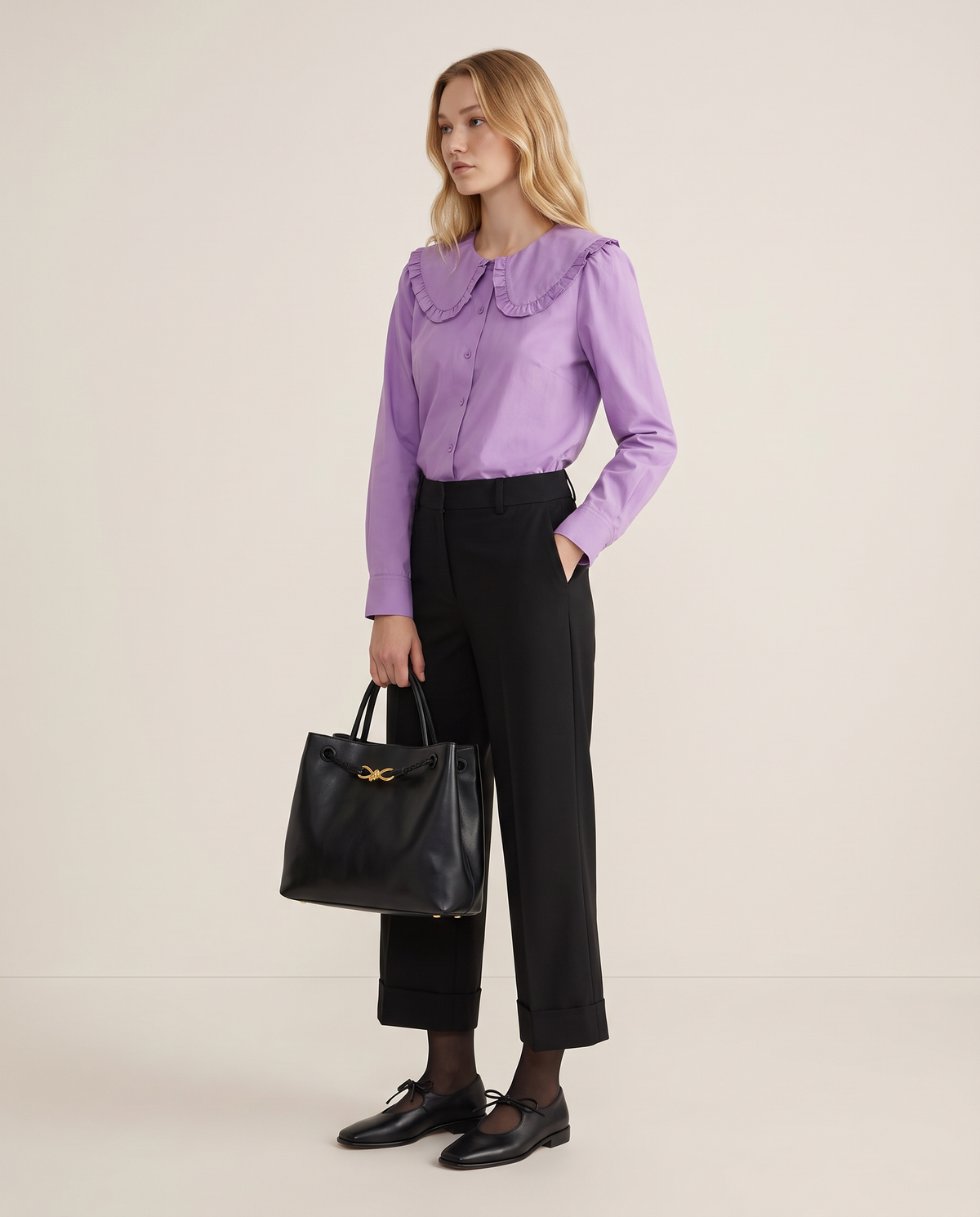 Janine Purple Shirt