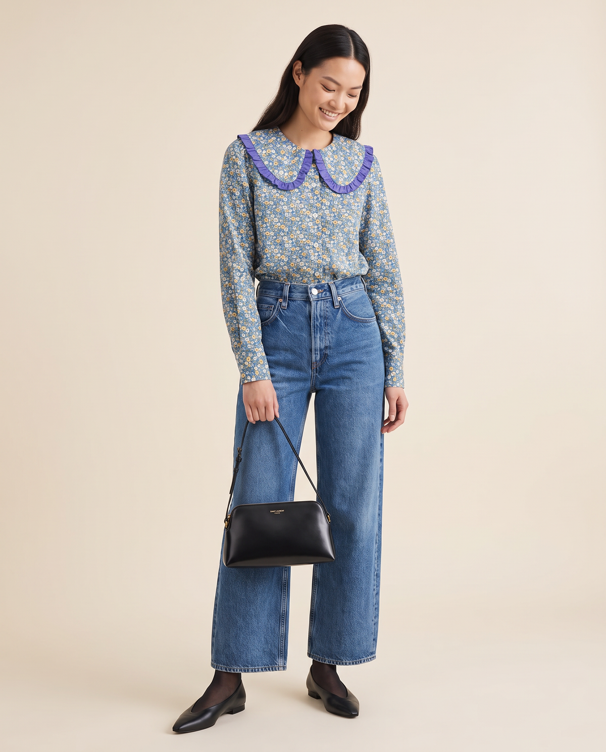 Janine Liberty Blue Shirt