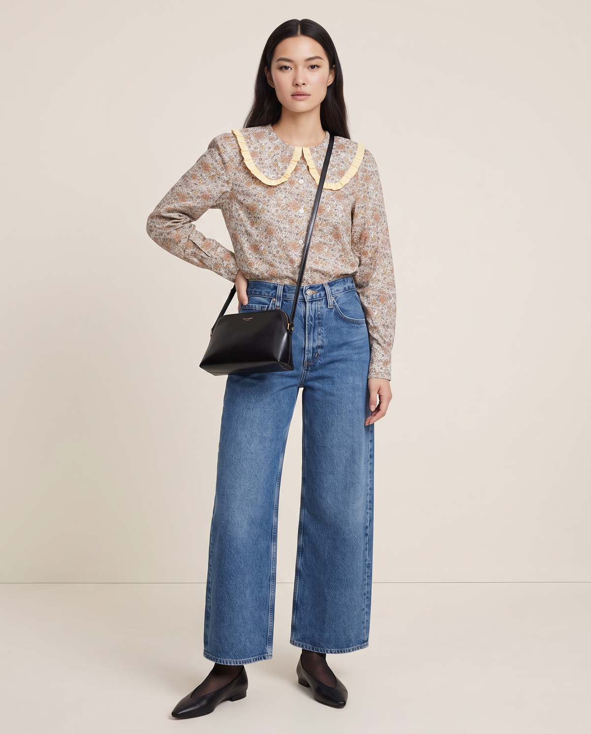 Janine Liberty Beige Shirt