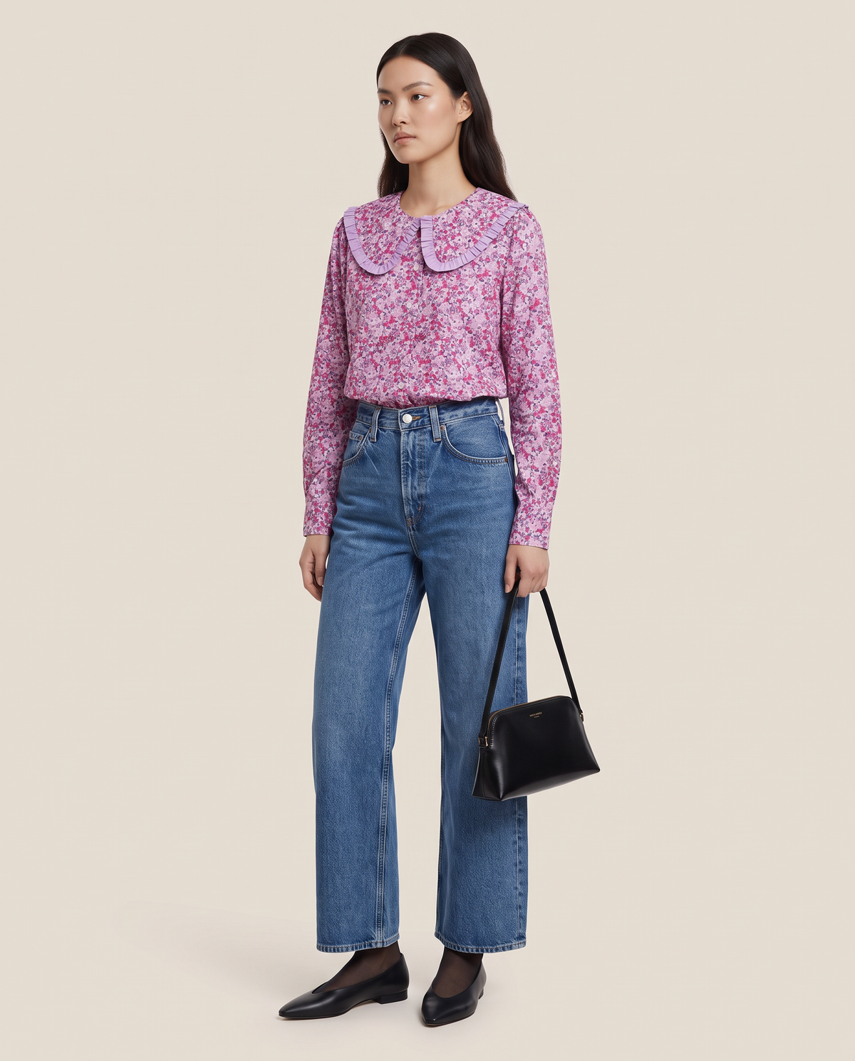 Janine Liberty Purple Shirt